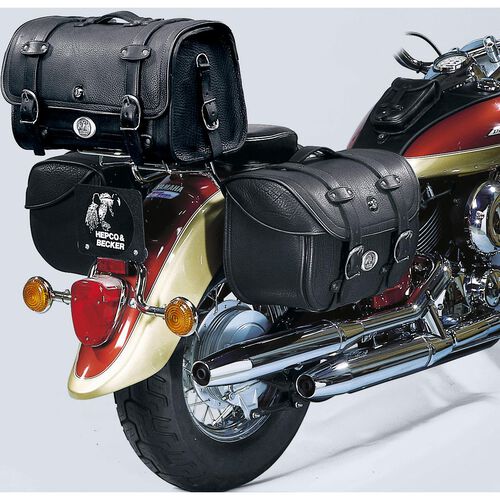 Sacs de selle & sacs rouleaux pour moto Hepco & Becker cuir sac arrière Handbag Liberty 28 litres Neutre