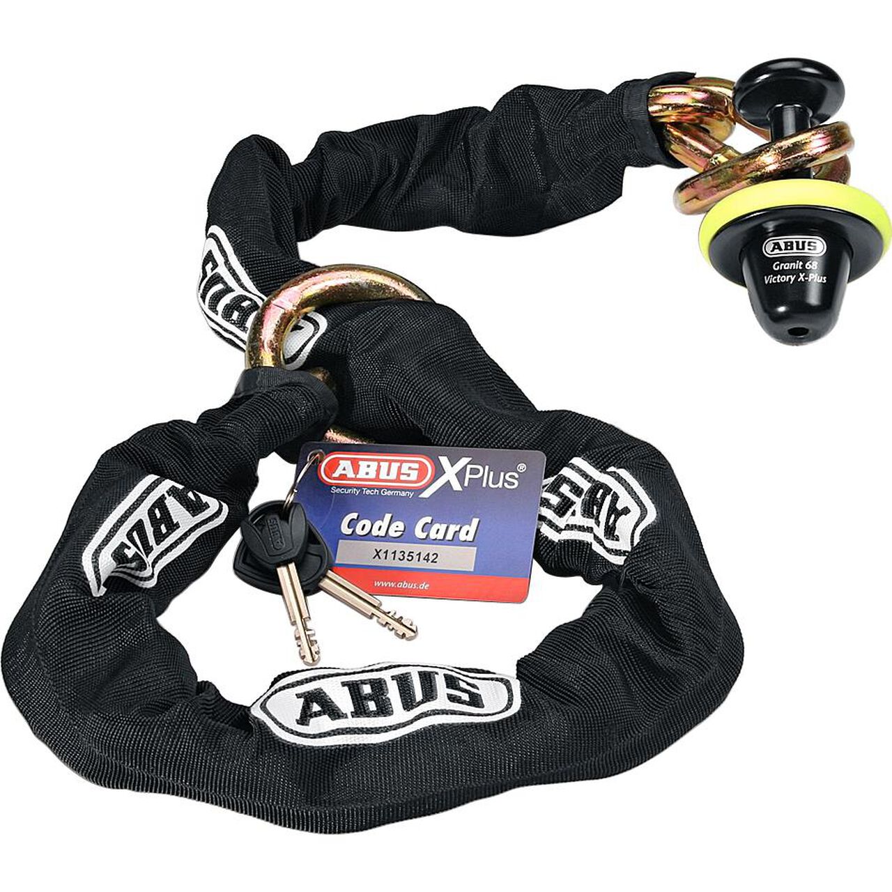 Buy ABUS brake disc lock with chain 68/12KS120 black loop POLO Motorrad