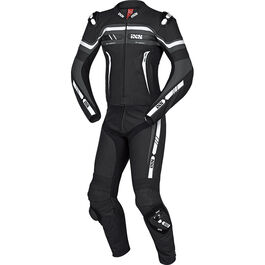 Sport LD Costume en cuir RS-700 2 pièces noir/gris/blanc