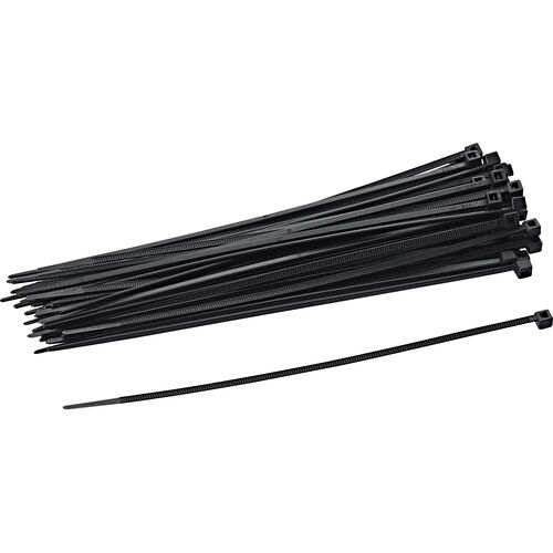 Electrics Others Hi-Q Tools Cable ties black 160x2,5mm  50 pieces Neutral