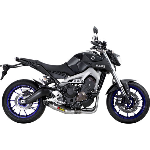 Motorcycle Exhausts & Rear Silencer Akrapovic complete exhaust system 3-1 oK Titan für MT-09 /Tracer RN29 Blue