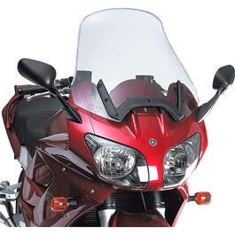 Motorrad Windschutzscheibe Für alle Fahrräder mit 7/8~1 1/7 verstellbarem  Motorrad-Windschutzscheiben-Windabweiser windschild motorrad (Color : Light  Smoke) : : Auto & Motorrad
