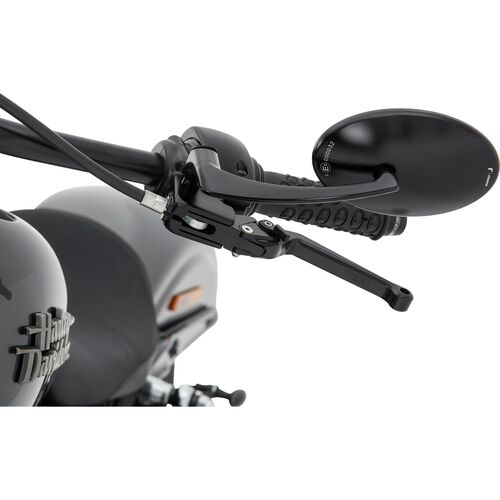 Motorrad Kupplungshebel RST Kupplungshebel einstellbar Alu HDL3 schwarz Grau