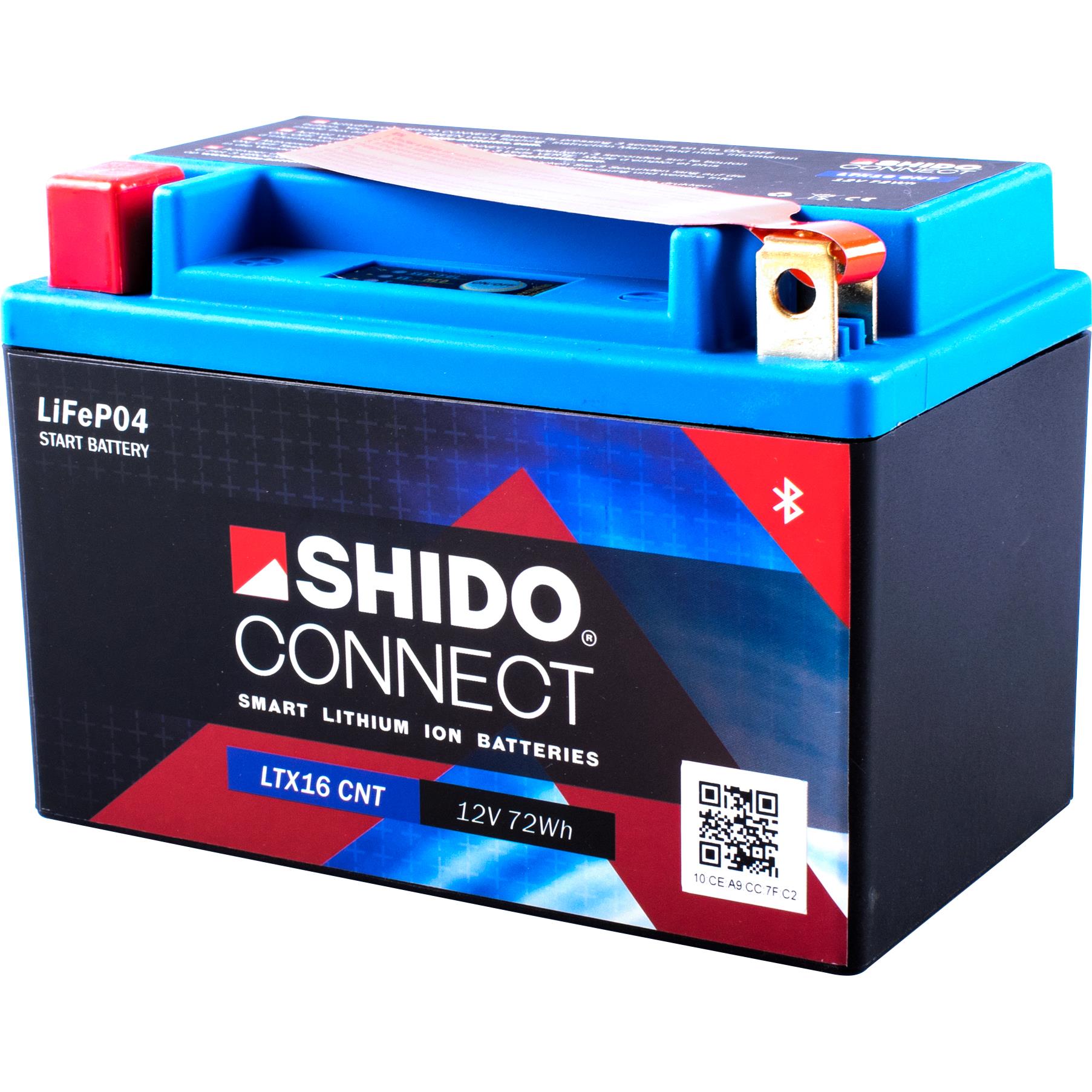  SHIDO LTX14-BS LION -S- Batterie Moto Lithium Ion