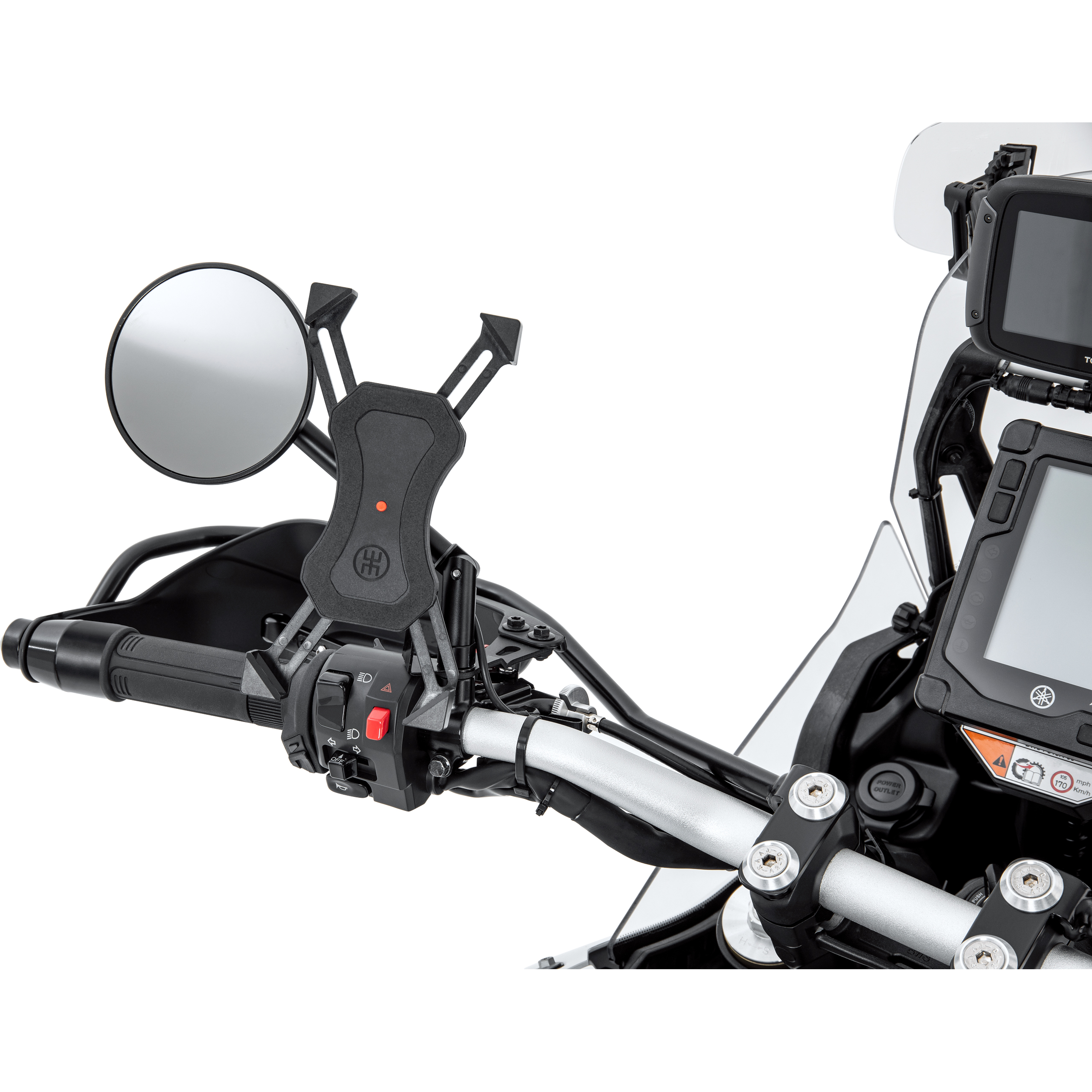 DIIDA Motorrad Handyhalterung,Handyhalter Fahrrad,Smartphone  Halter,Smartphone-Halterung Tablet-Halterung, schwarz