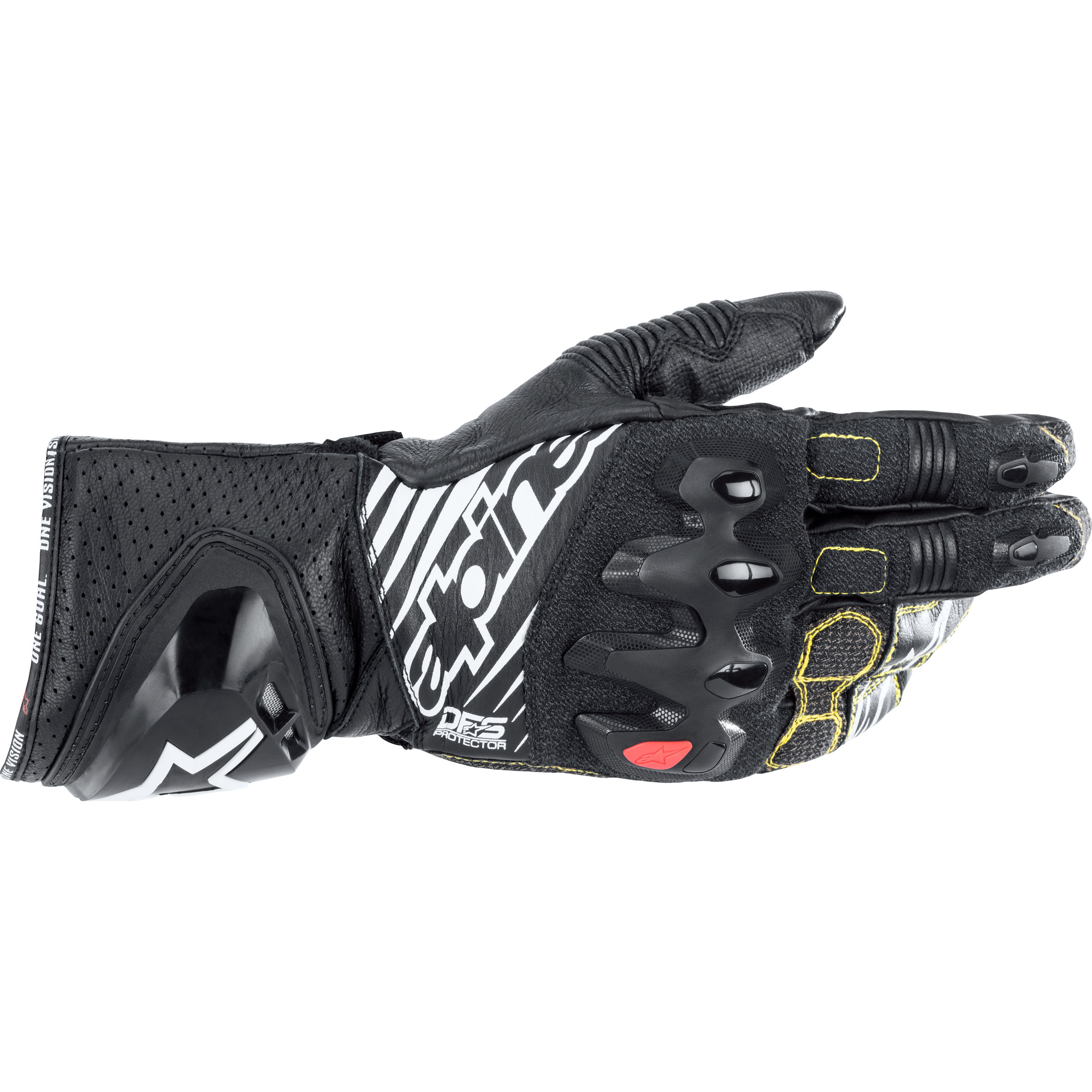 Alpinestars-GP Tech V2 Handschuh lang schwarz-3115511006001