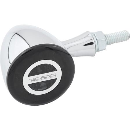 Highsider-LED Alu Rücklicht/Blinkerpaar Rocket Bullet Ø45mm-5710991029001521