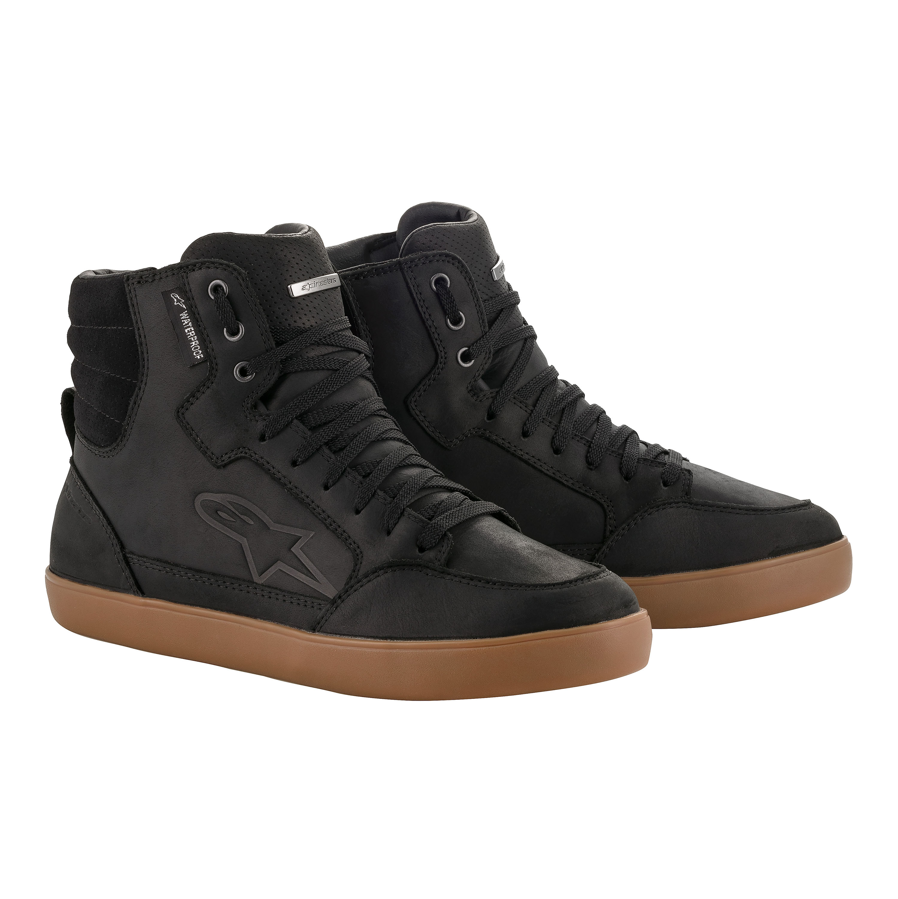 Alpinestars J-6 Waterproof Sportschuh schwarz/braun 45 - Motorradbekleidung - Motorradbekleidung Herren