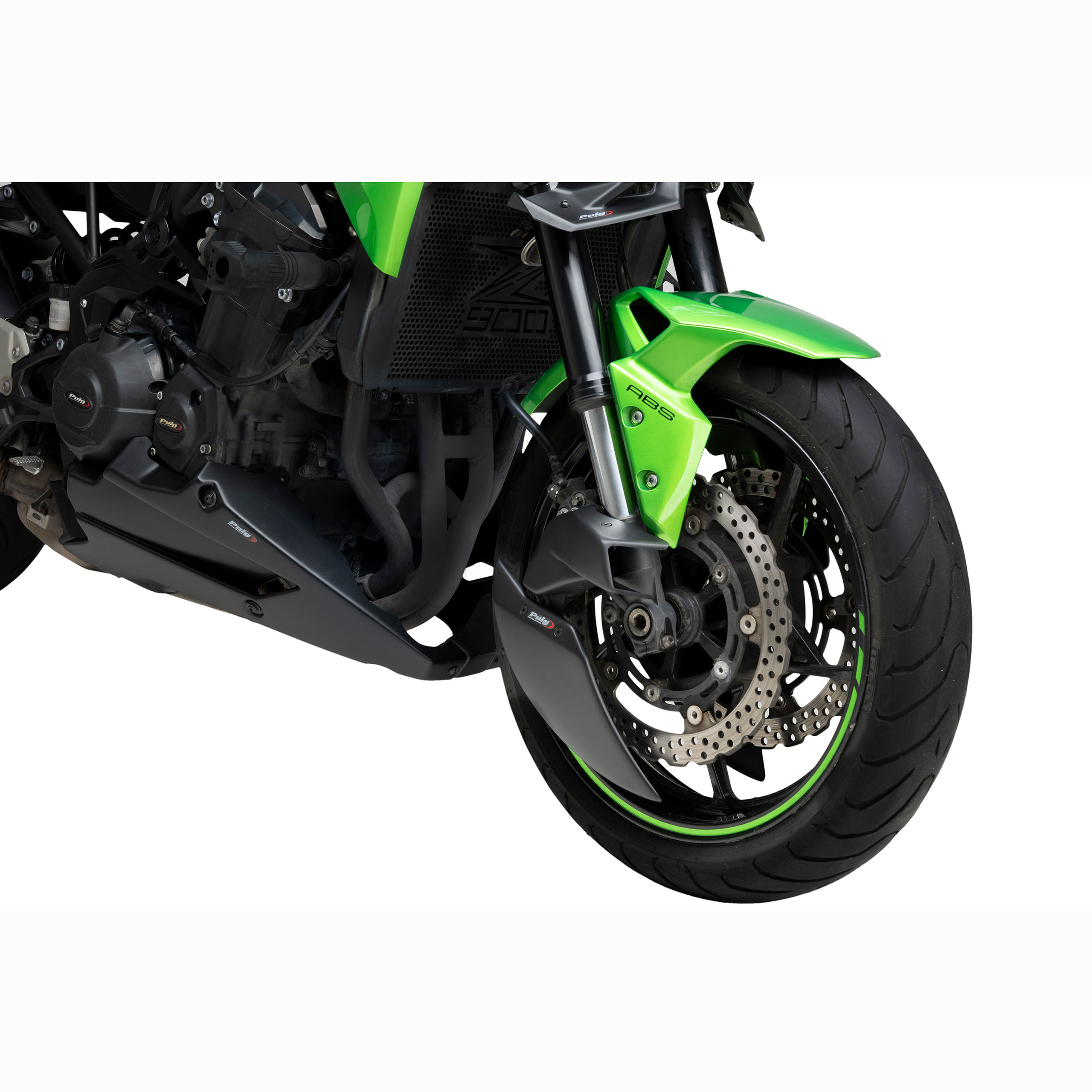 Puig Bremsenkühler vorne mattschwarz für Kawasaki Z 900 2020-2024 - Motorradteile & Ersatzteile - Bremsen