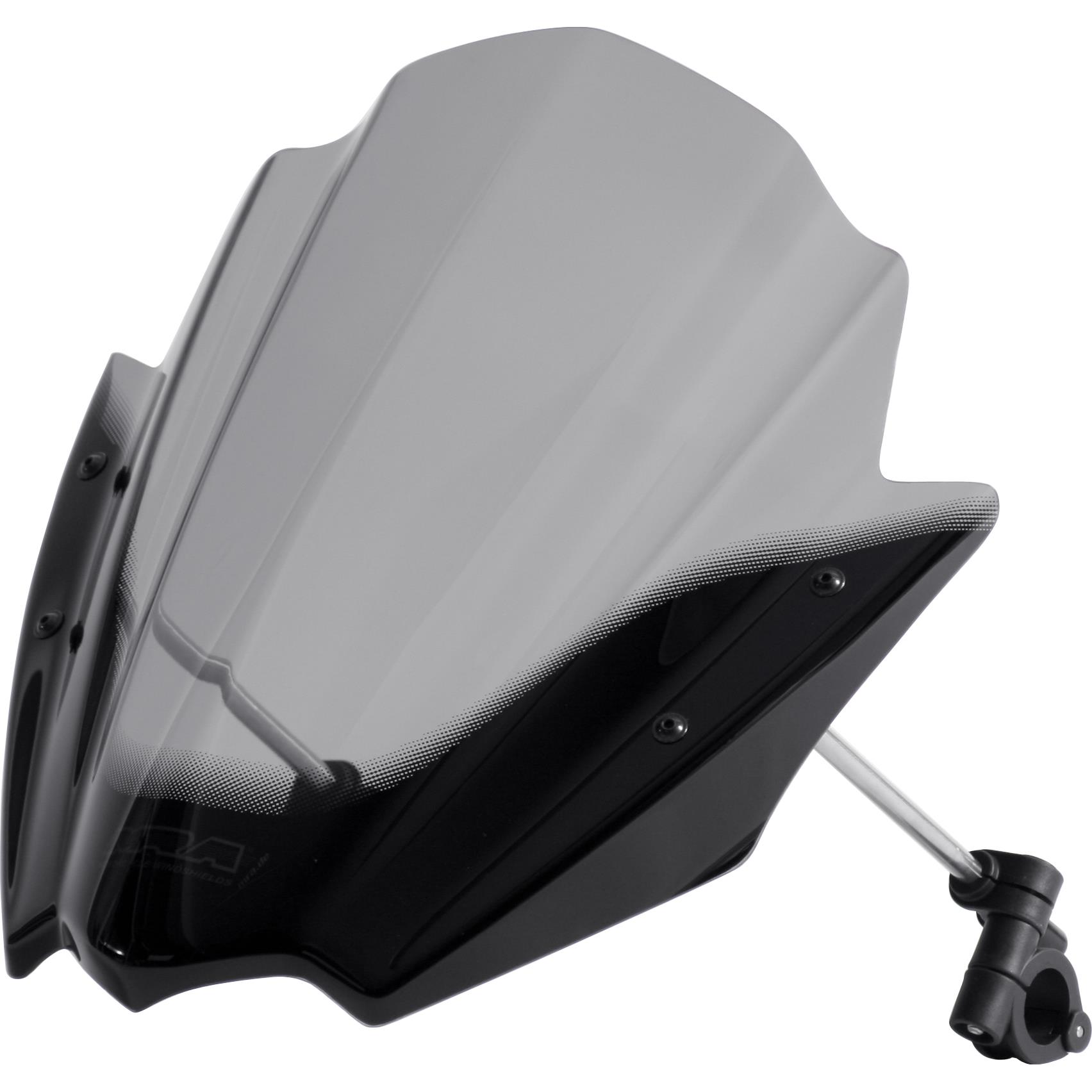 MRA Racing windscreen RNB 390x380mm without mounting kit tinted