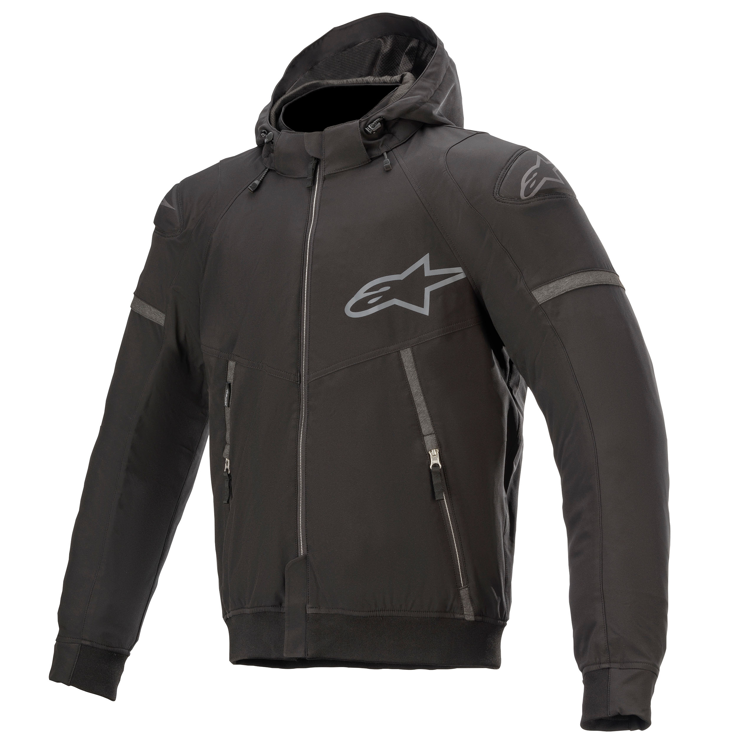 Alpinestars Sektor Tech V2 Hoodie schwarz M - Motorradbekleidung - Motorradjacken