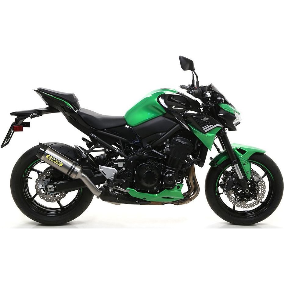 Arrow Exhaust Auspuff Thunder 71912PK Titan/Carbon für Z 900 2020-2024 - Motorradteile & Ersatzteile - Auspuff
