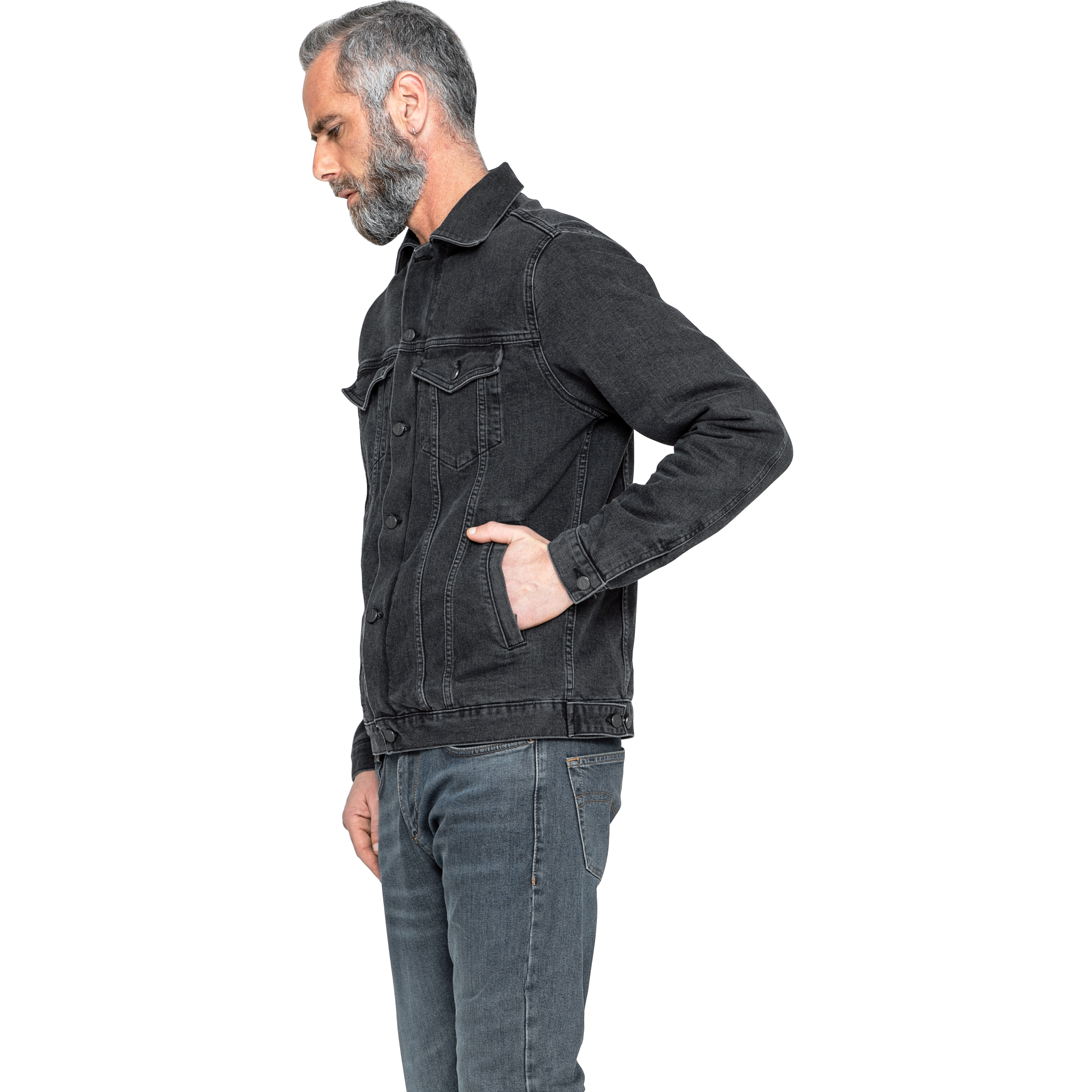 John Doe-Maverick Textiljacke schwarz M-1000191999001009