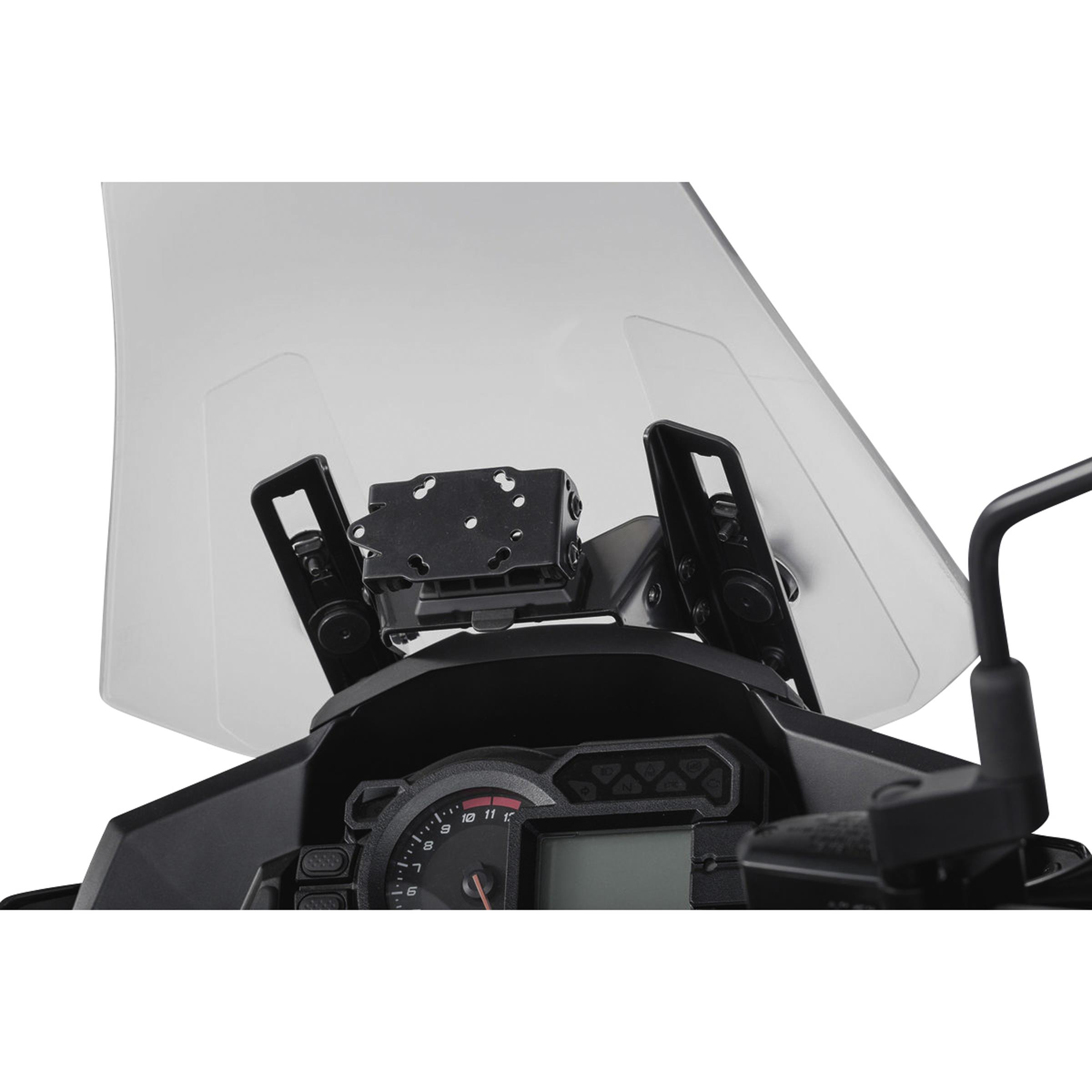 SW-MOTECH QUICK-LOCK Navi-Halter an Cockpit für KLZ 1000 Versys 15-17 - Motorradzubehör - Multimedia