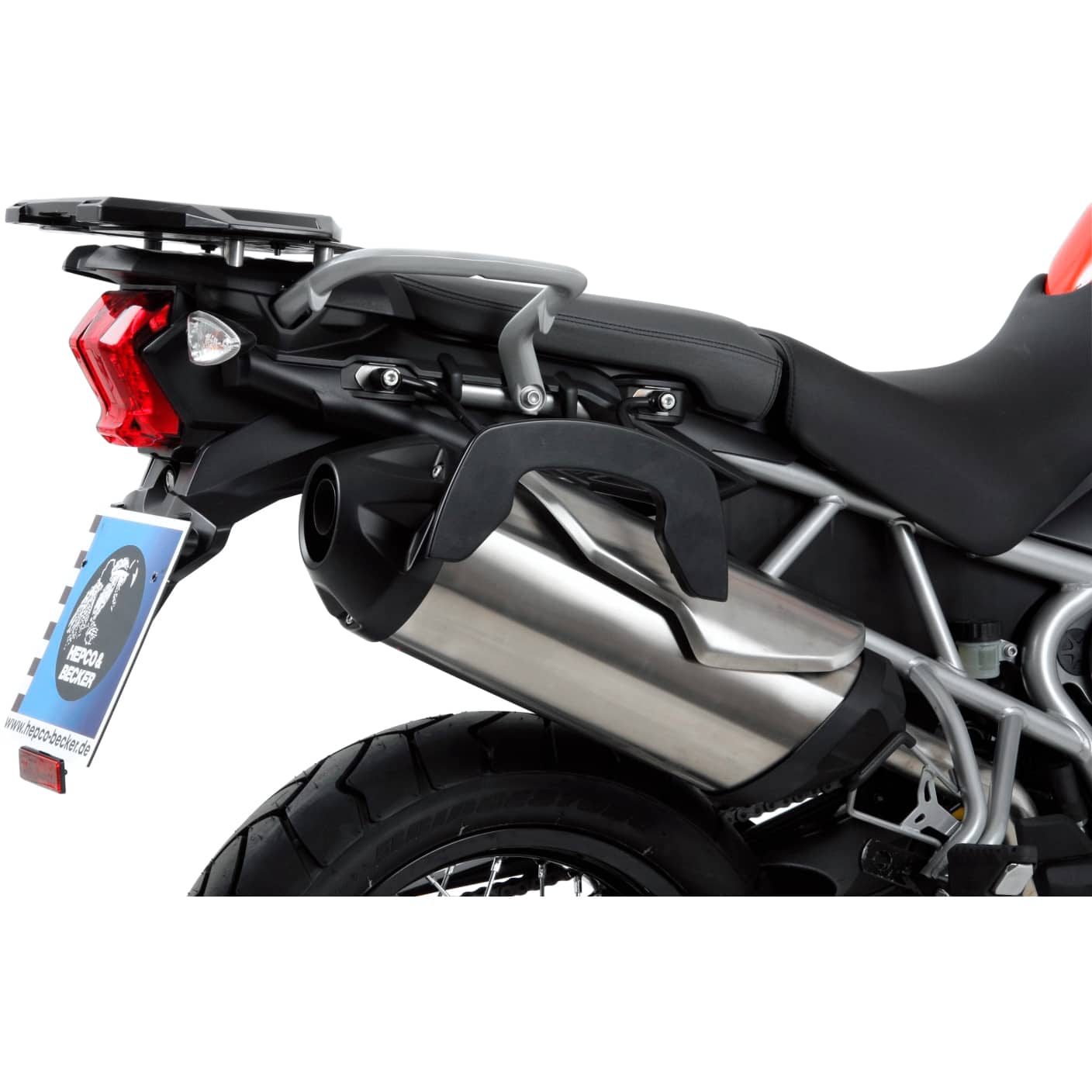 Hepco & Becker C-Bow Seitentaschenhalter schwarz für Tiger 800 XR 2015-2017 - Motorradzubehör - Motorradgepäck