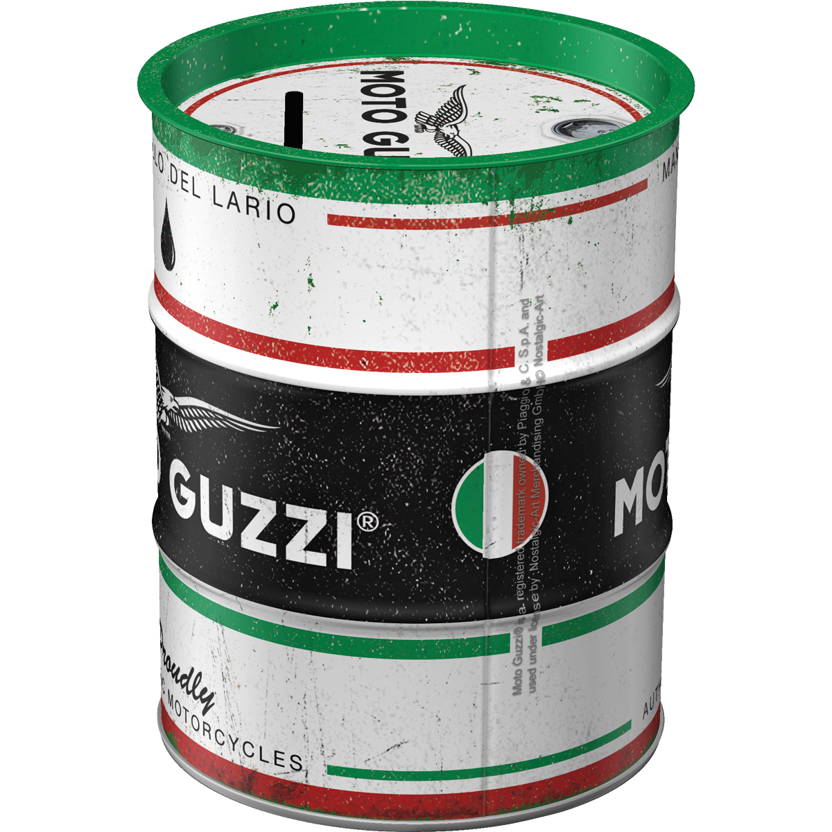 Nostalgic-Art-Spardose Ölfass "Moto Guzzi - Italian Motorcycle Oil"-5741001222010110