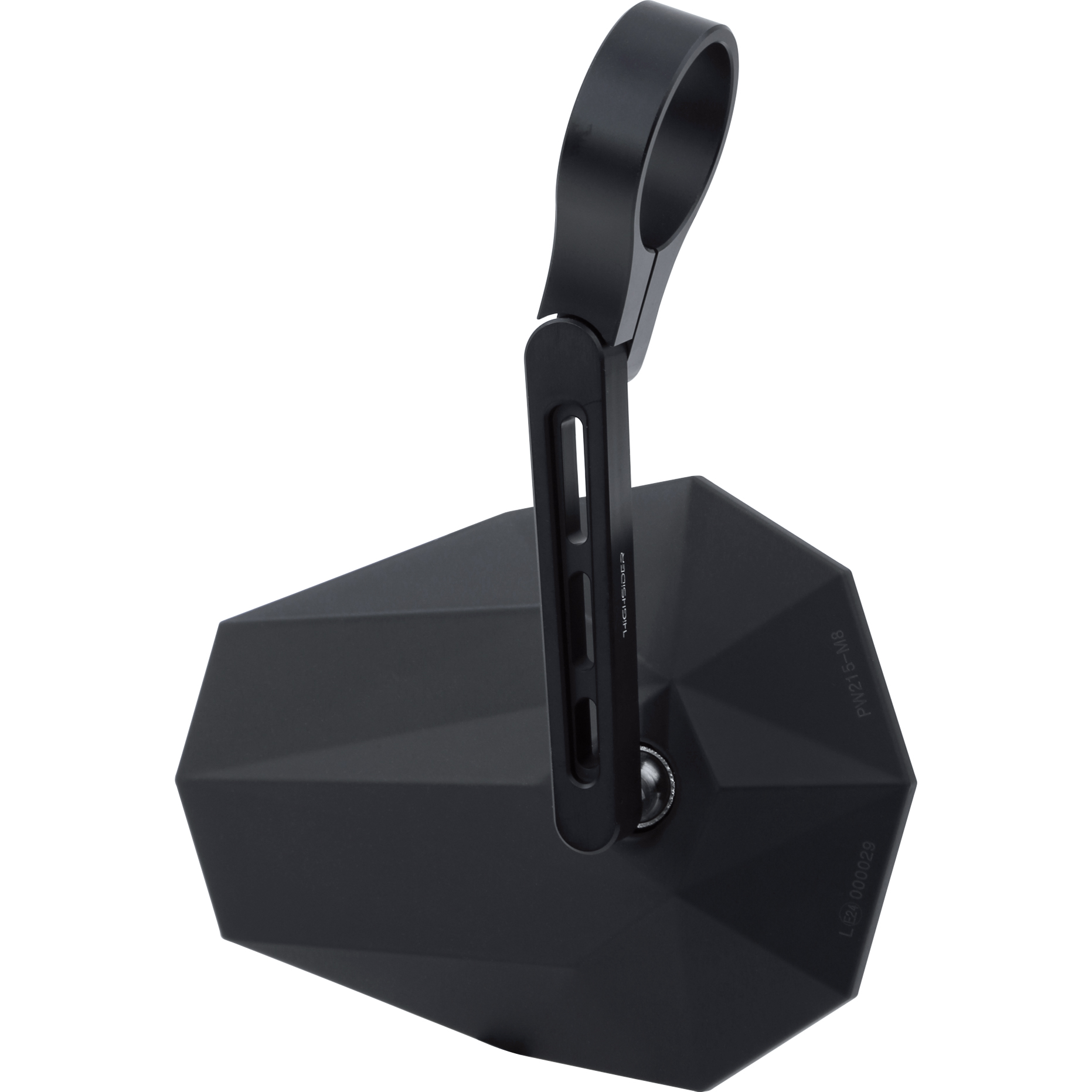 Highsider-Lenkerendenspiegel für 22/25,4/30mm Stealth X5 schwarz-5733341112004830