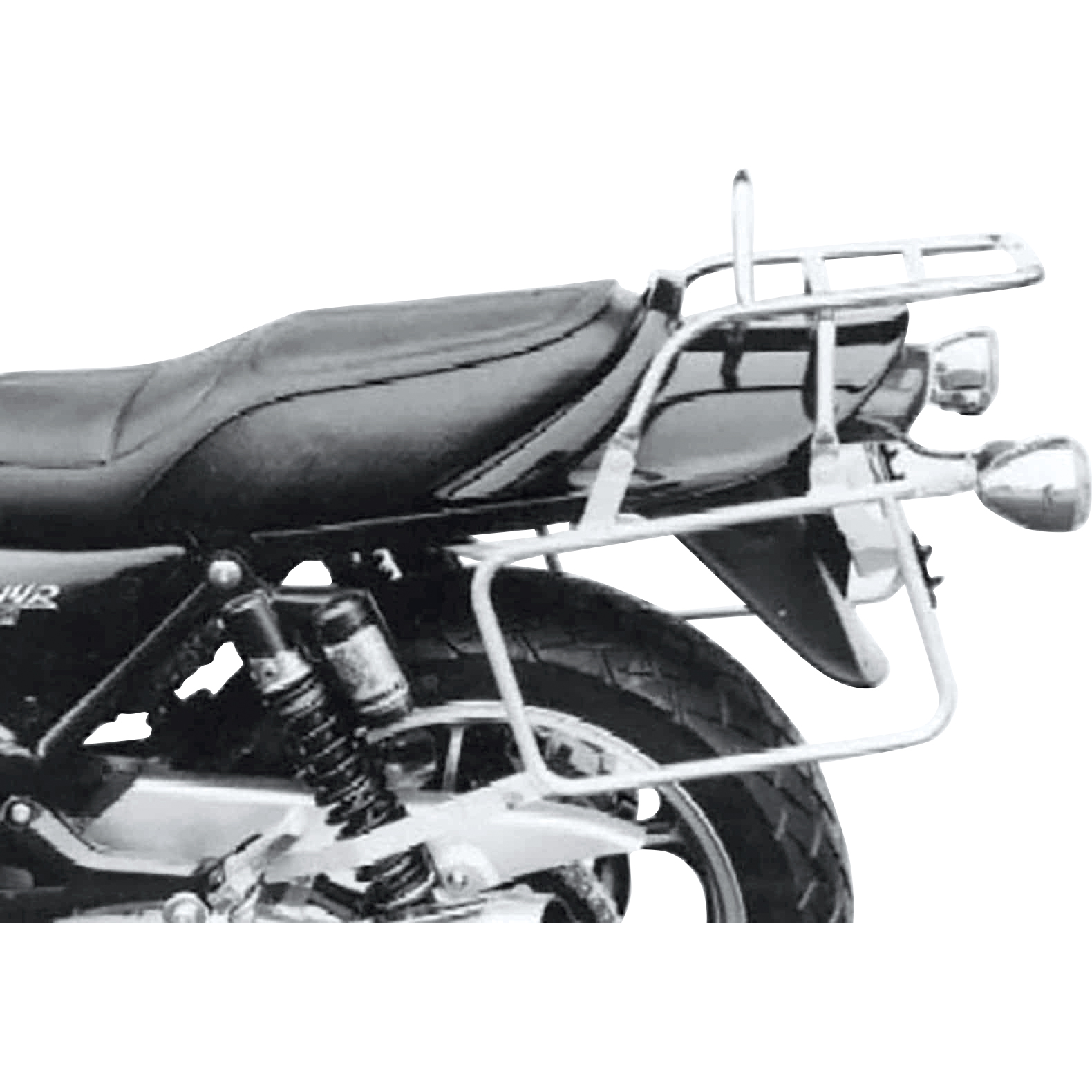 Hepco & Becker Komplett-Kofferträger chrom für Kawasaki Zephyr 1100 - Motorradzubehör - Motorradgepäck