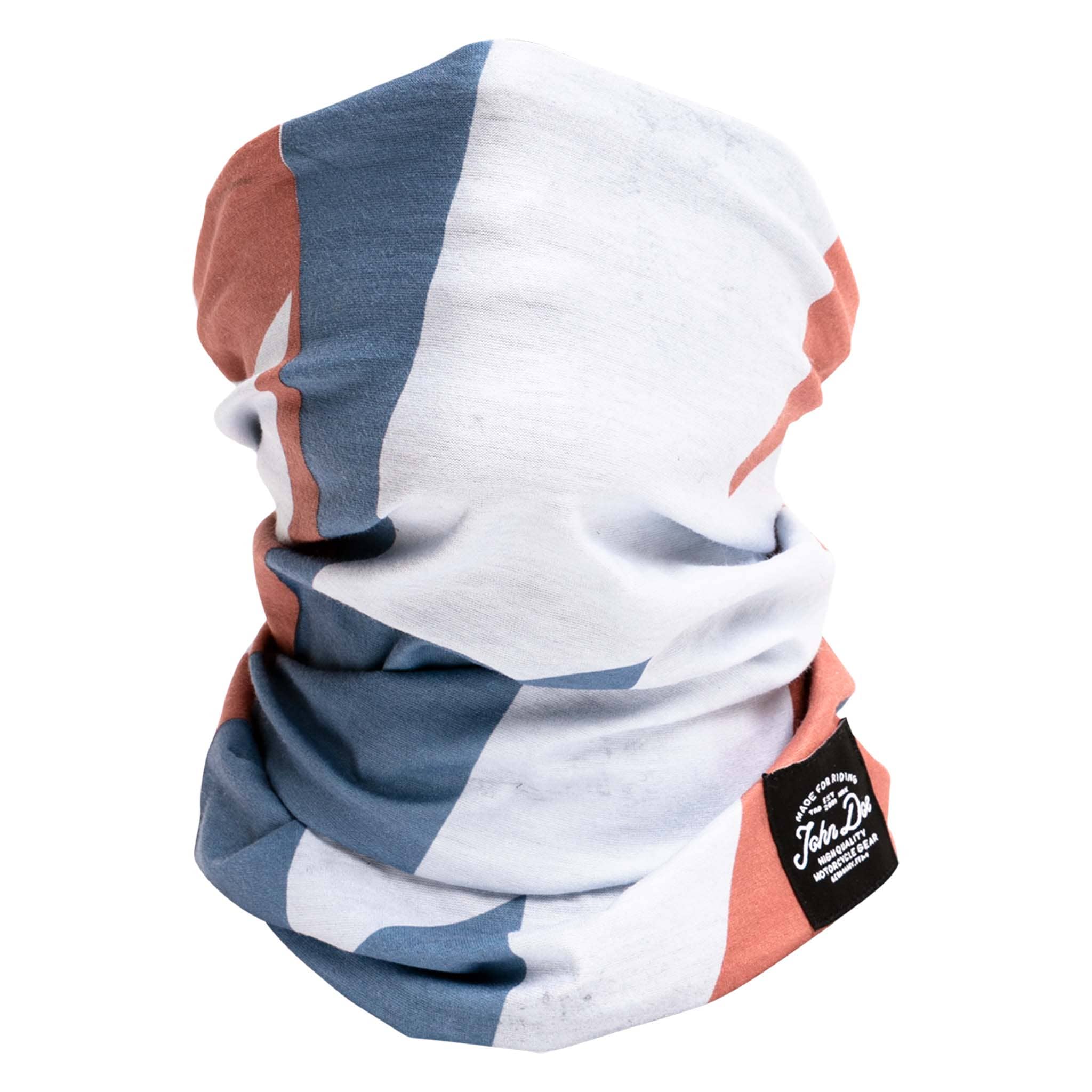 John Doe-Tube United Flash Big Halstuch weiß/blau/rot-0000503999060