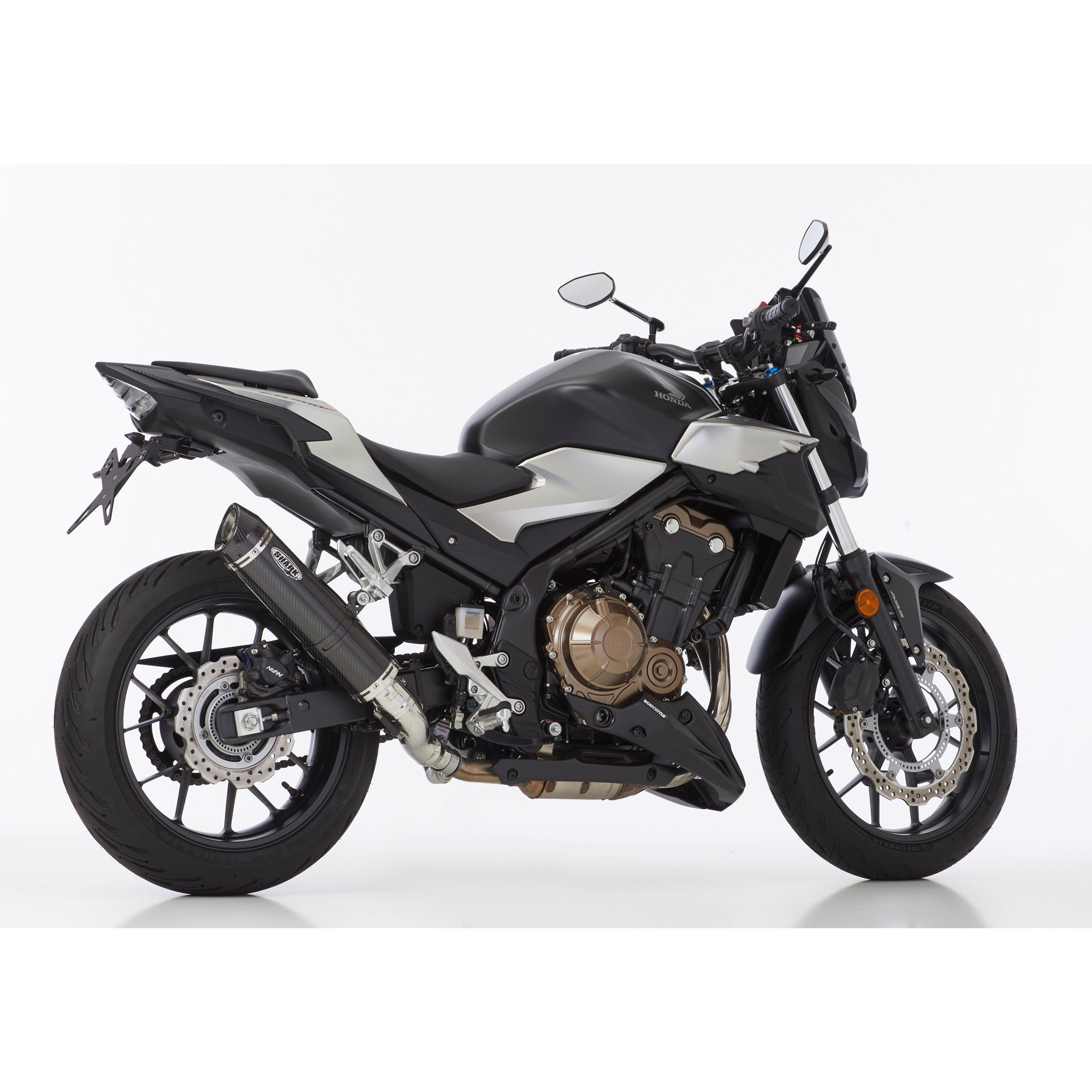 Shark exhaust Auspuff Street GP Carbon für Honda CB/CBR/NX 500 2024- - Motorradteile & Ersatzteile - Auspuff