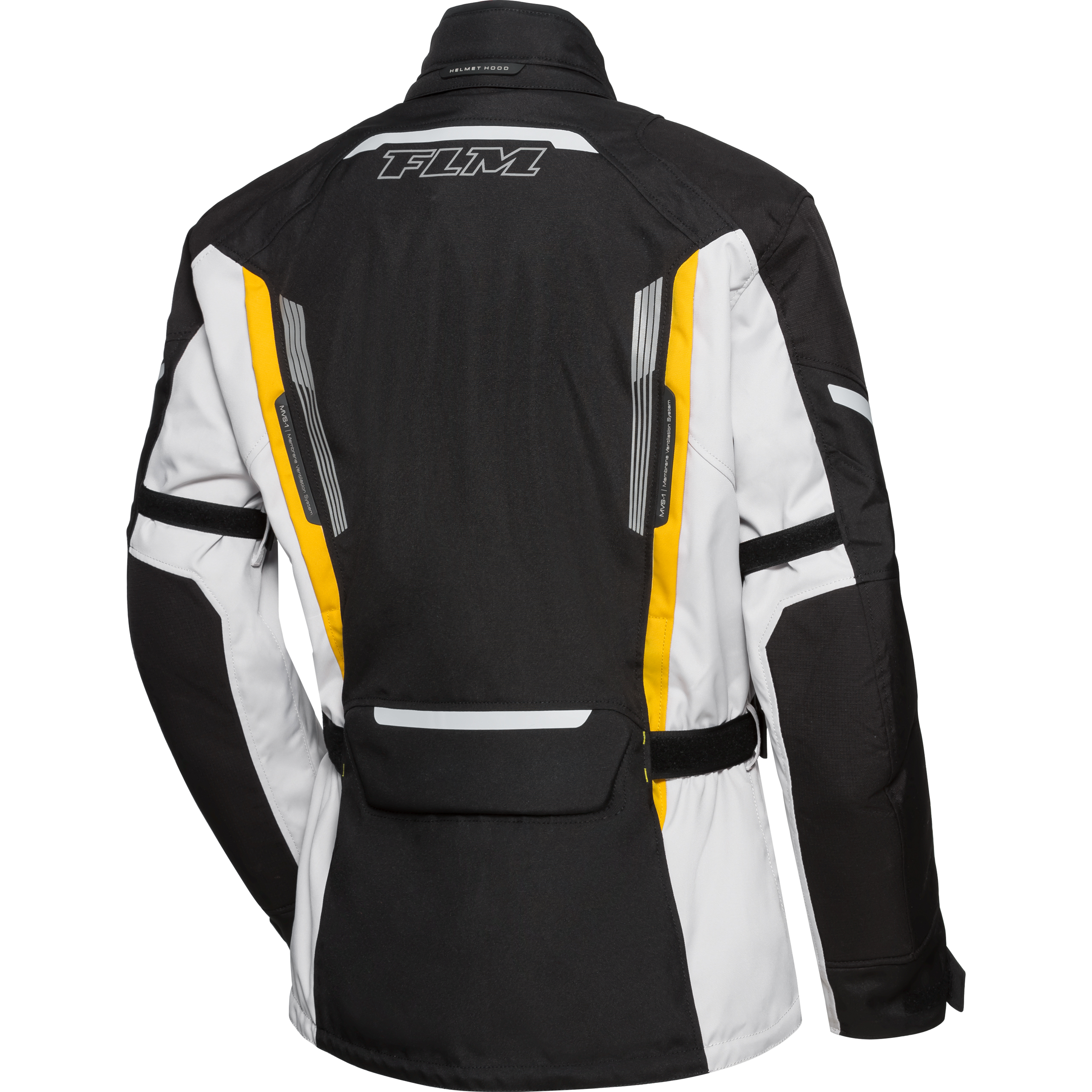 FLM-Touren Textiljacke 3.0 schwarz/grau/gelb XXL-2014111999005012