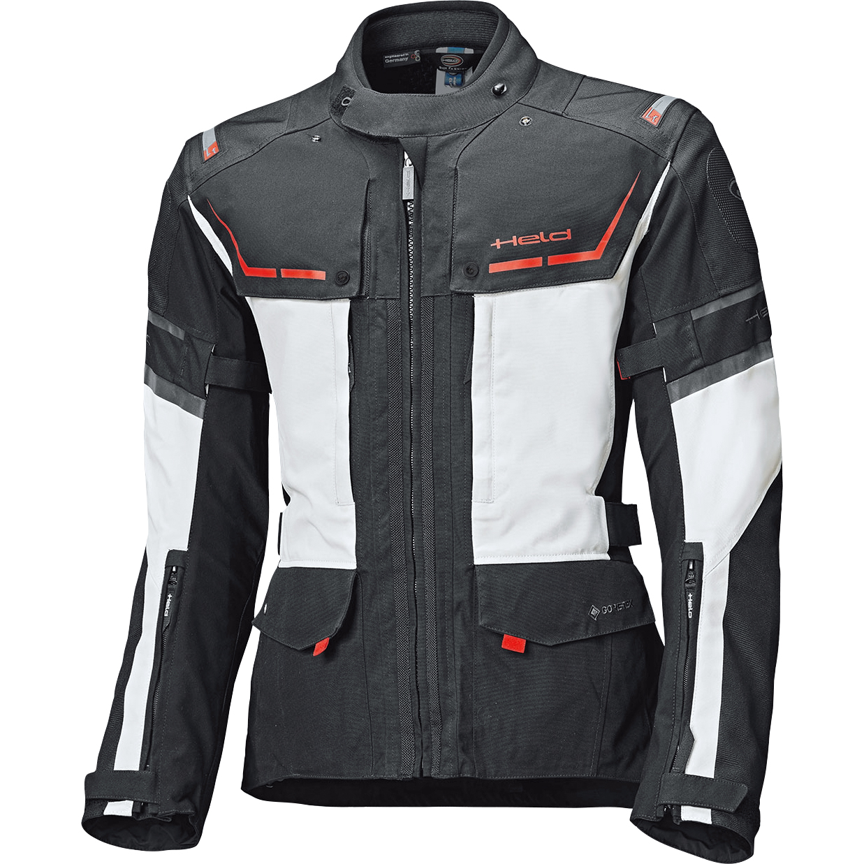 Held Karakum Top Textiljacke grau/schwarz M - Motorradbekleidung - Motorradbekleidung Herren