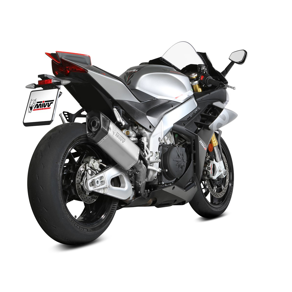 MIVV échappement SR-1 A.015.KR1T titane pour RSV/Tuono V4 2021-2024