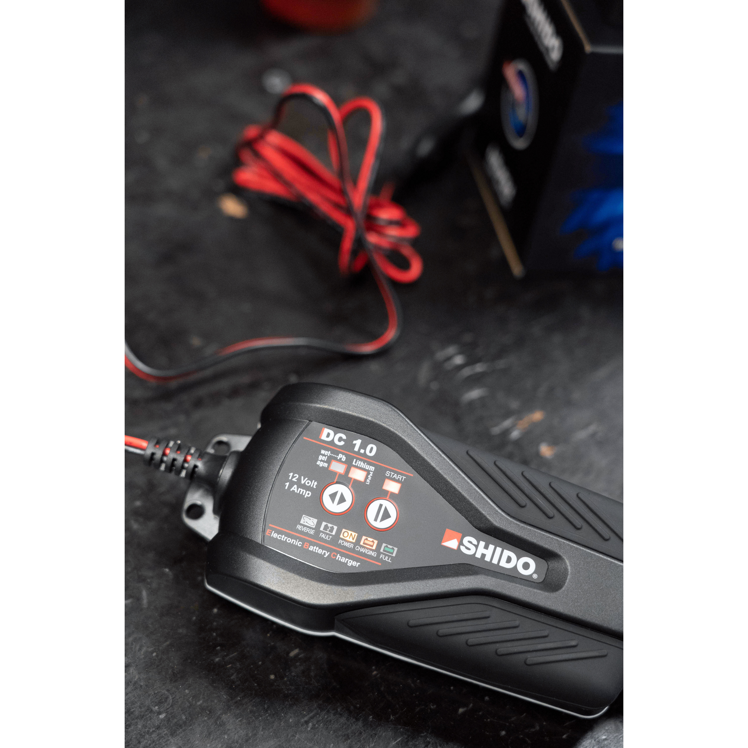Shido-Batterieladegerät Dual Canbus 1A schwarz für Lithium+Säure-5750071184001050