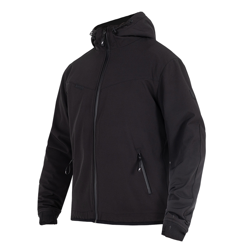 John Doe-XTM Softshell Rip-Stop Hoodie V3 schwarz XL-0001678005001011