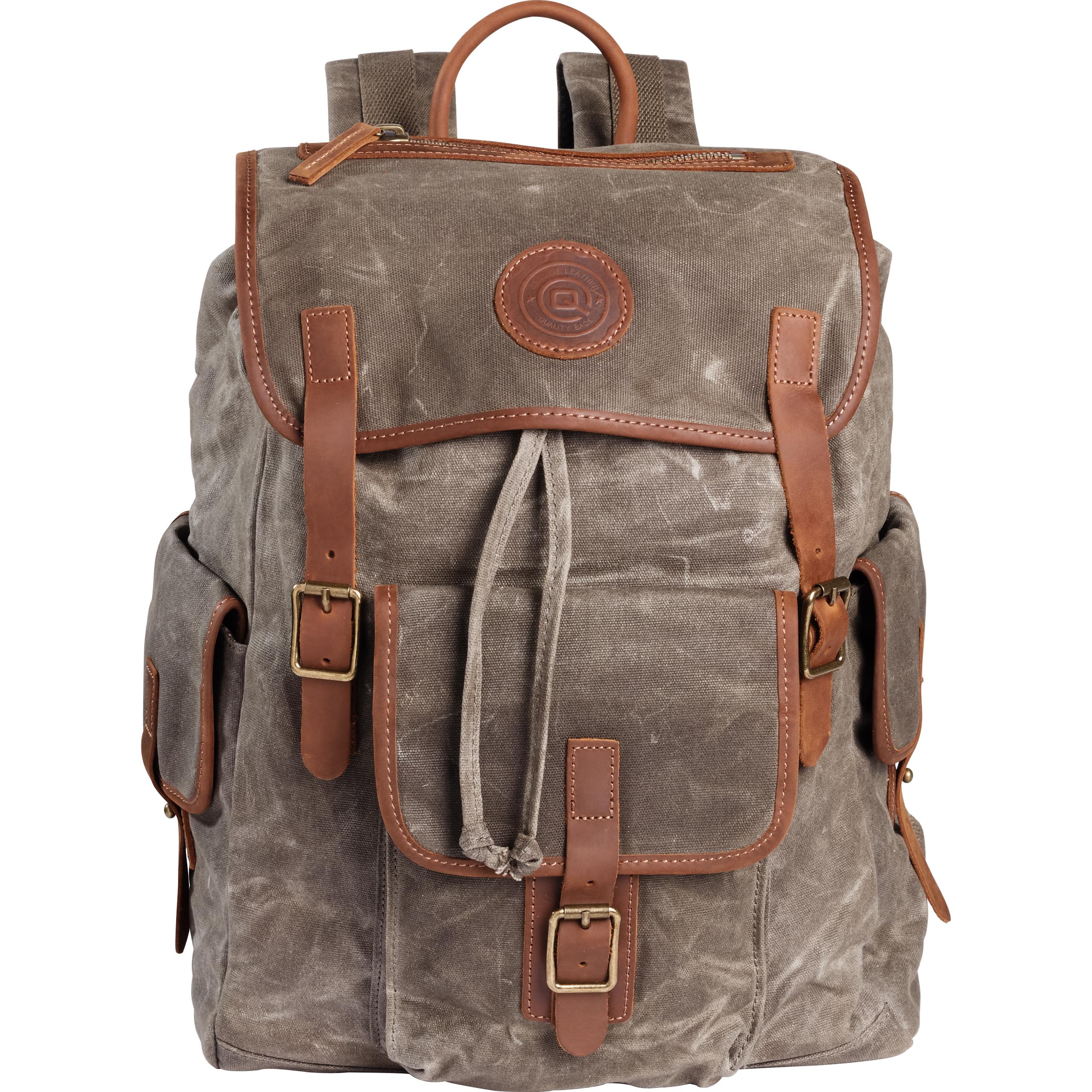 QBag Rucksack Canvas Retro 20 Liter Stauraum kaufen - POLO Motorrad
