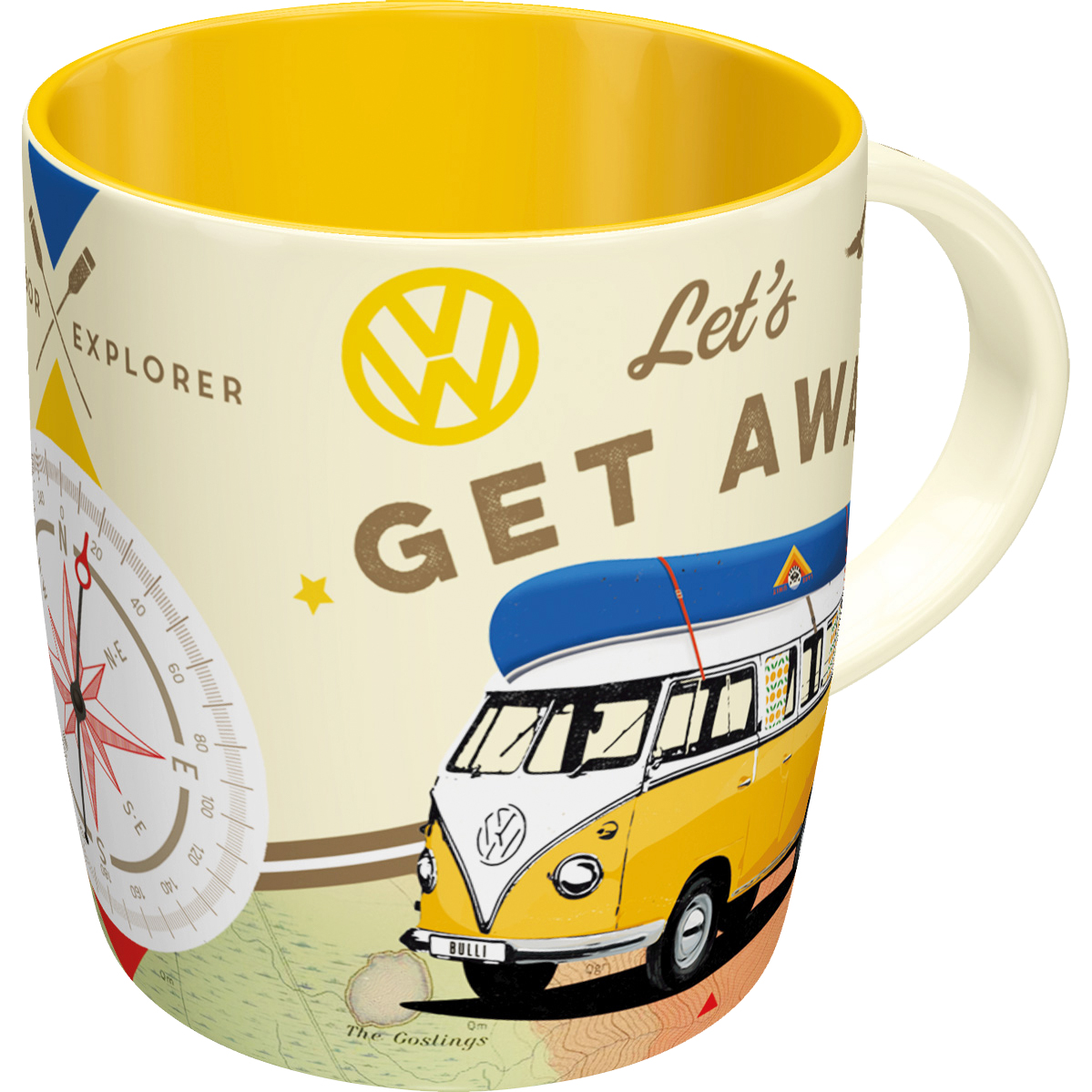 Nostalgic-Art-Tasse "Set VW Bulli - Let's Get Away" 330 ml-5741031207030100
