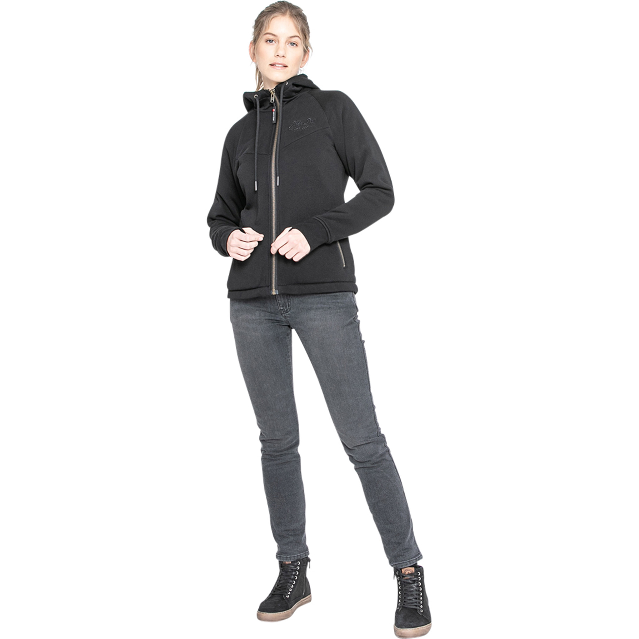 John Doe-XTM Damen Hoodie V2.0 schwarz XS-2017391999001107