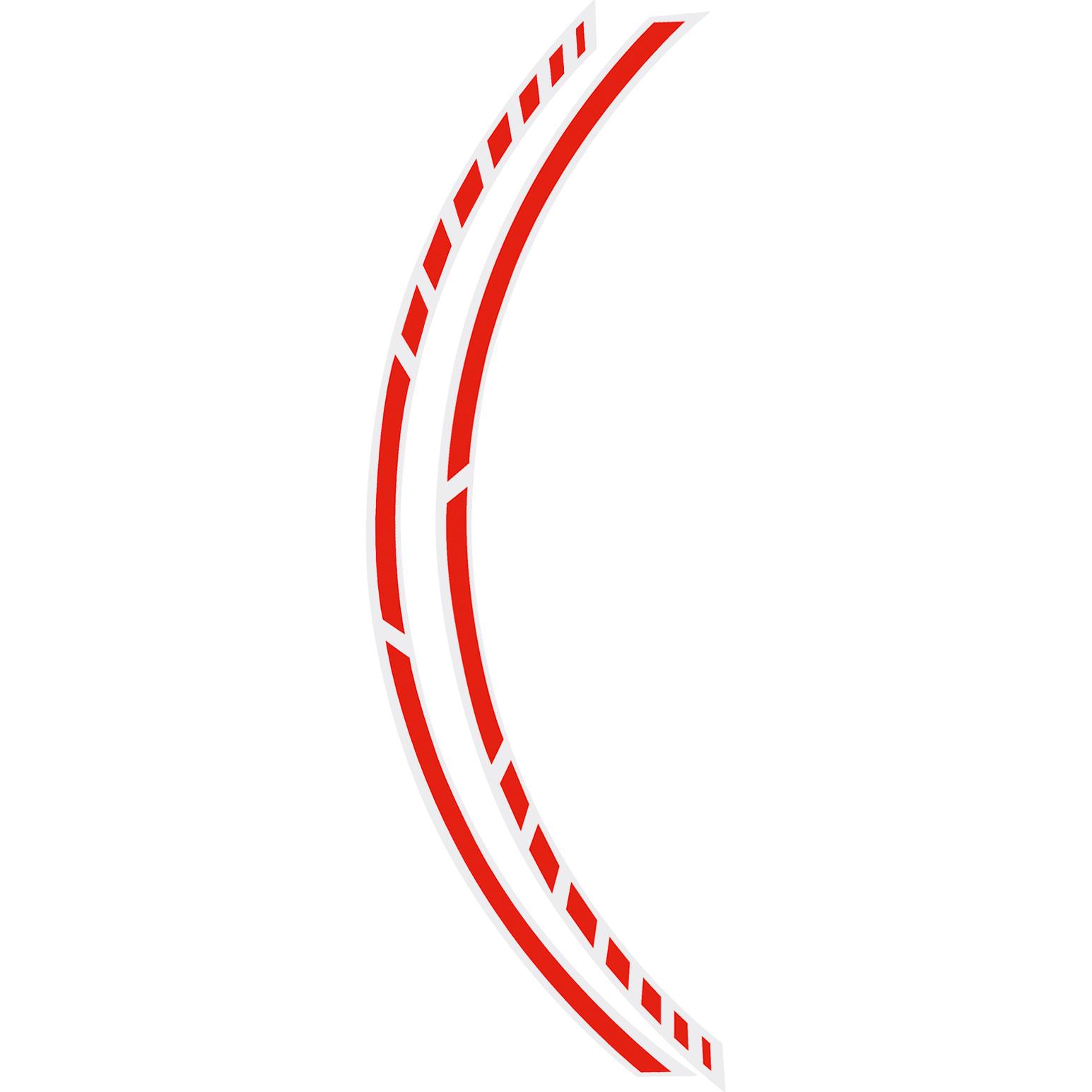 FOLIATEC Felgenzierstreifen Racing 7mm neon rot - Motorradteile & Ersatzteile - Reifen & Felgen