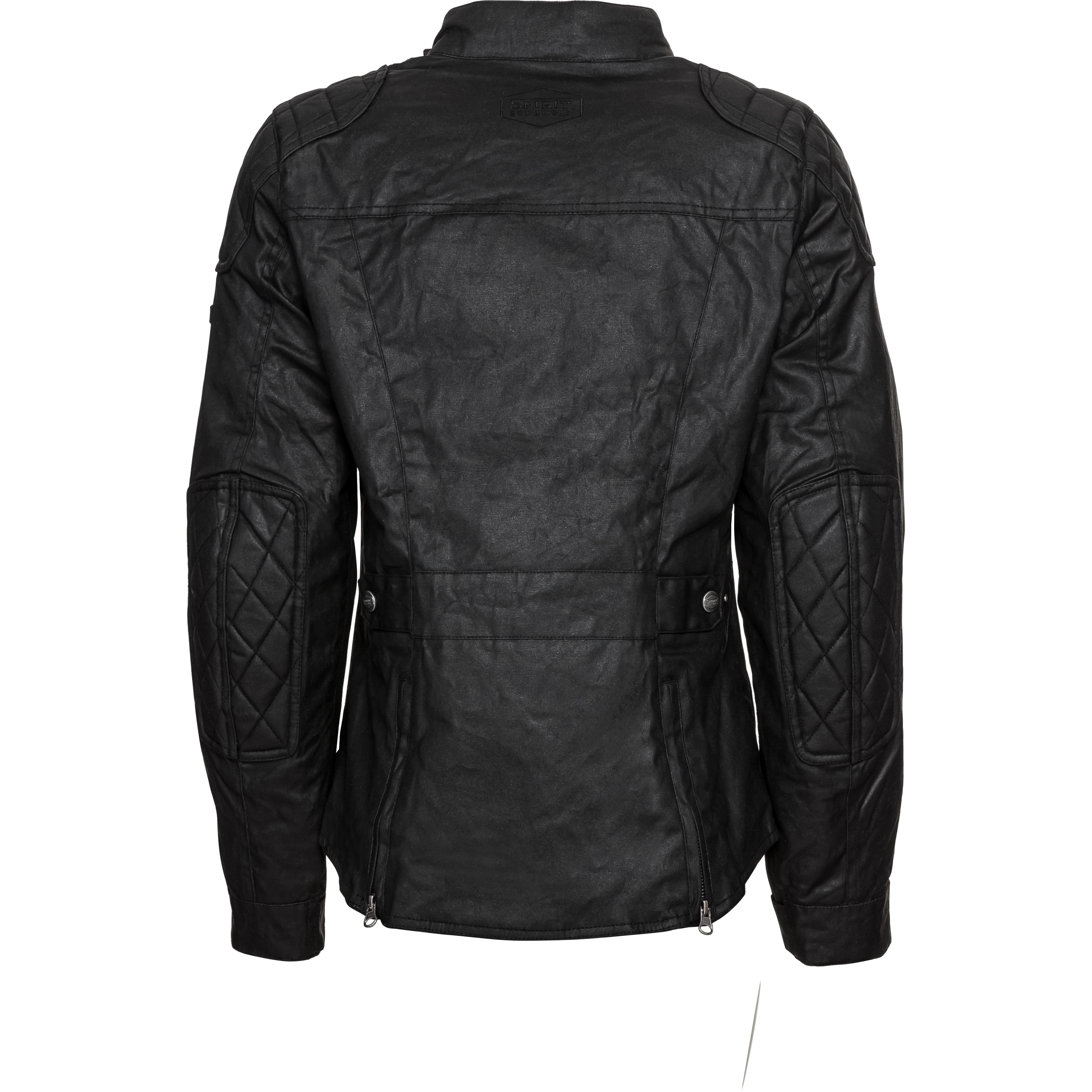 Spirit Motors-Dolly Damen Biker Wachsjacke schwarz XL-2016761999001111