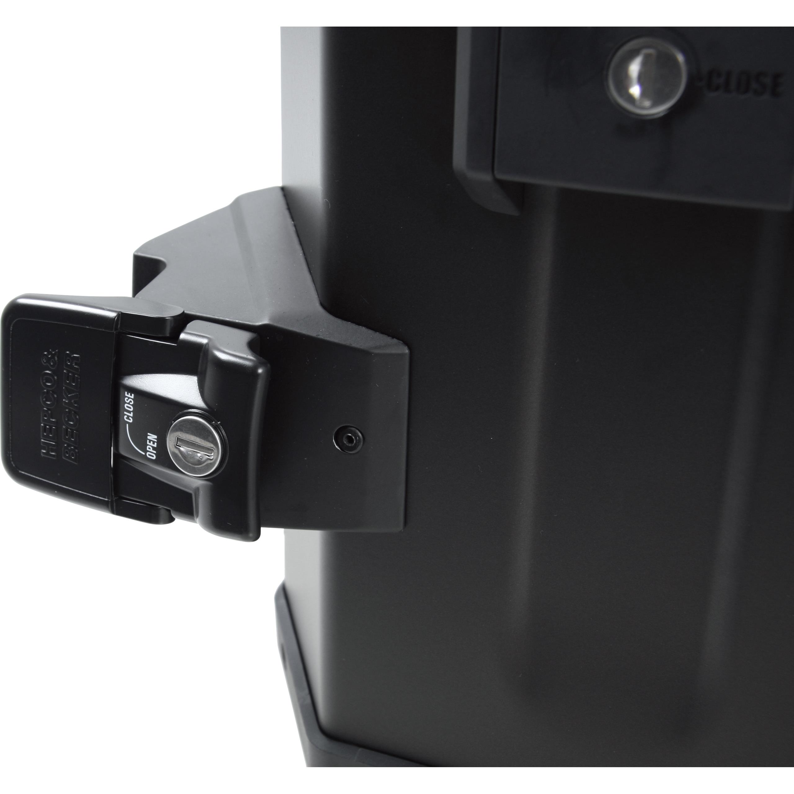 Hepco & Becker-Seitenkoffer Xceed Aluminium 38 Liter schwarz rechts-5728051201000331