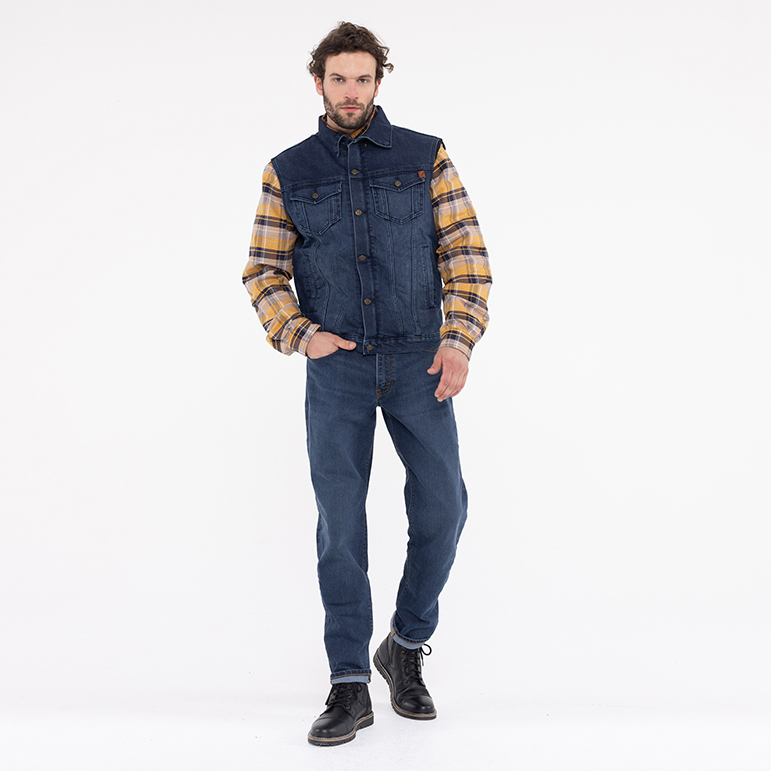 John Doe-Trucker Jeansweste indigo 3XL-0001071005062013
