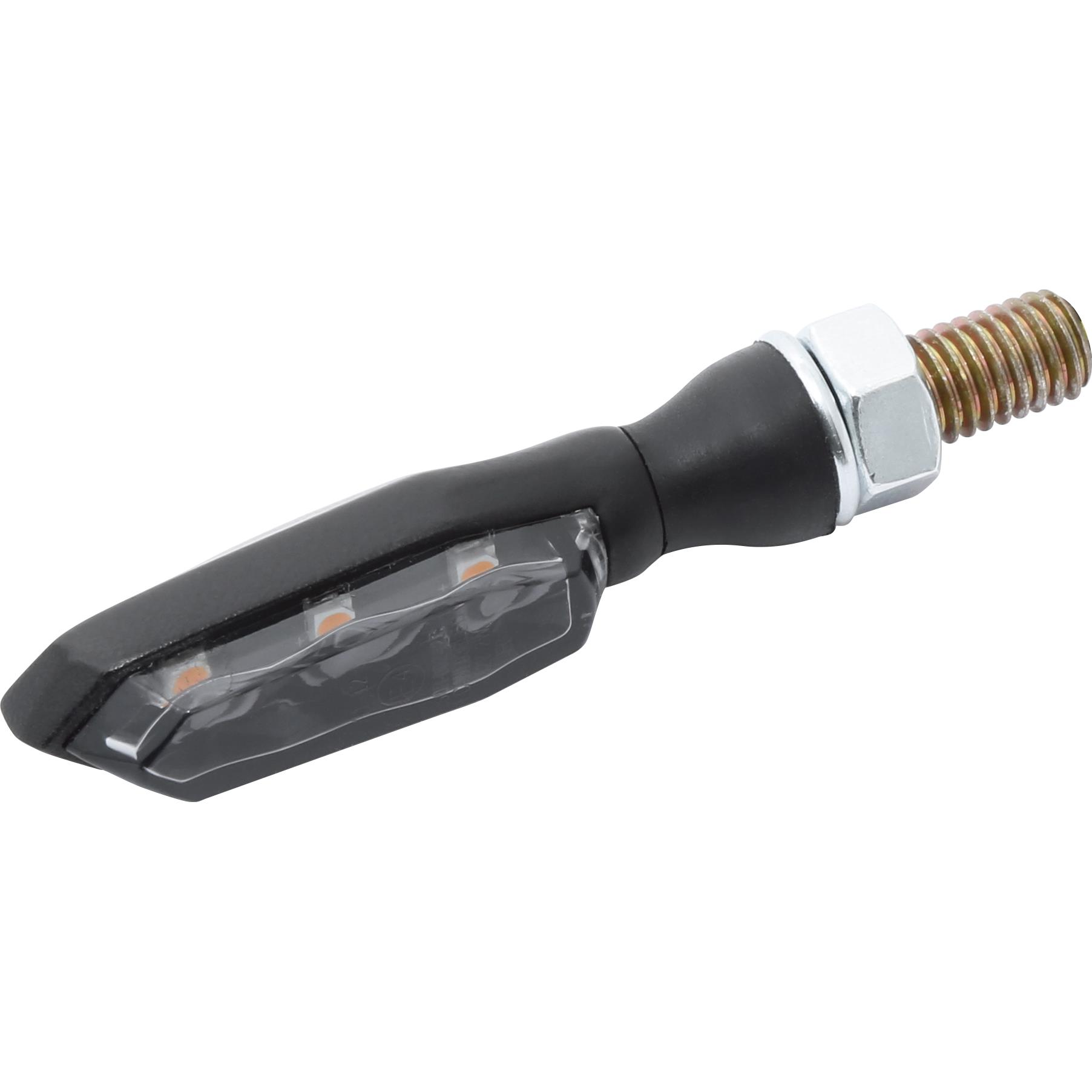 Highsider-LED Blinkerpaar Sonic-X1 M8 Metall schwarz, getöntes Glas-5705451020000850