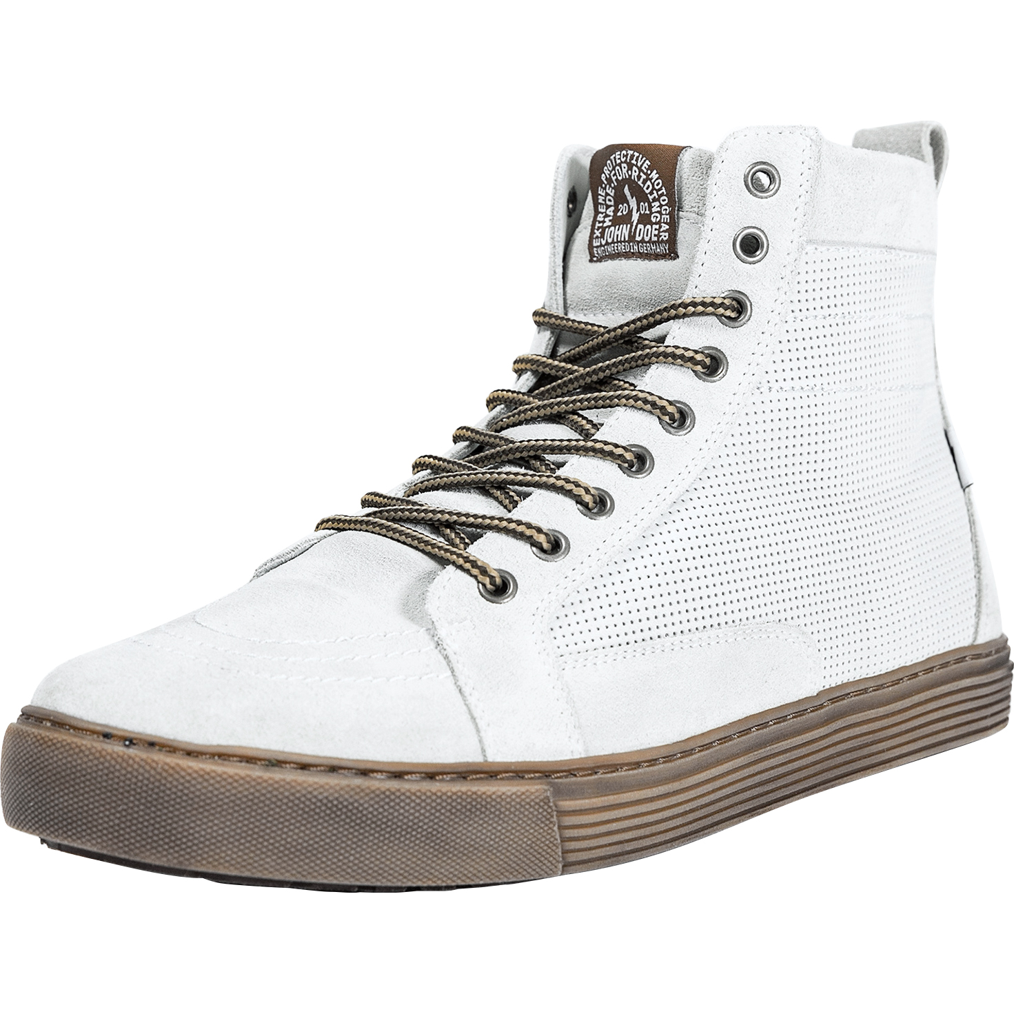John Doe-Neo Sneaker Motorradschuhe weiß/braun 43.5-3005621999005773