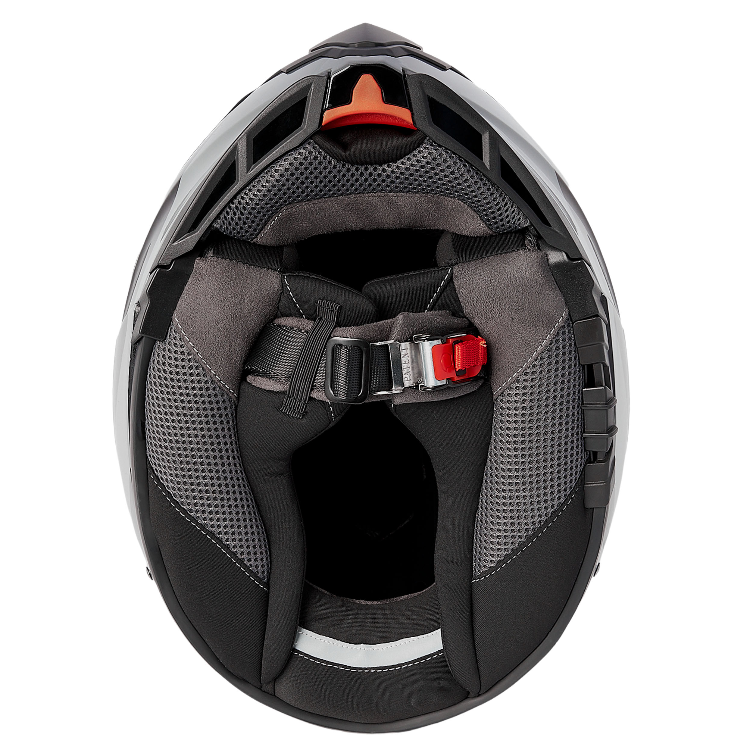 Craft-Fiberglas Klapphelm Tour Silber Dekor #26 S-4701271999053008
