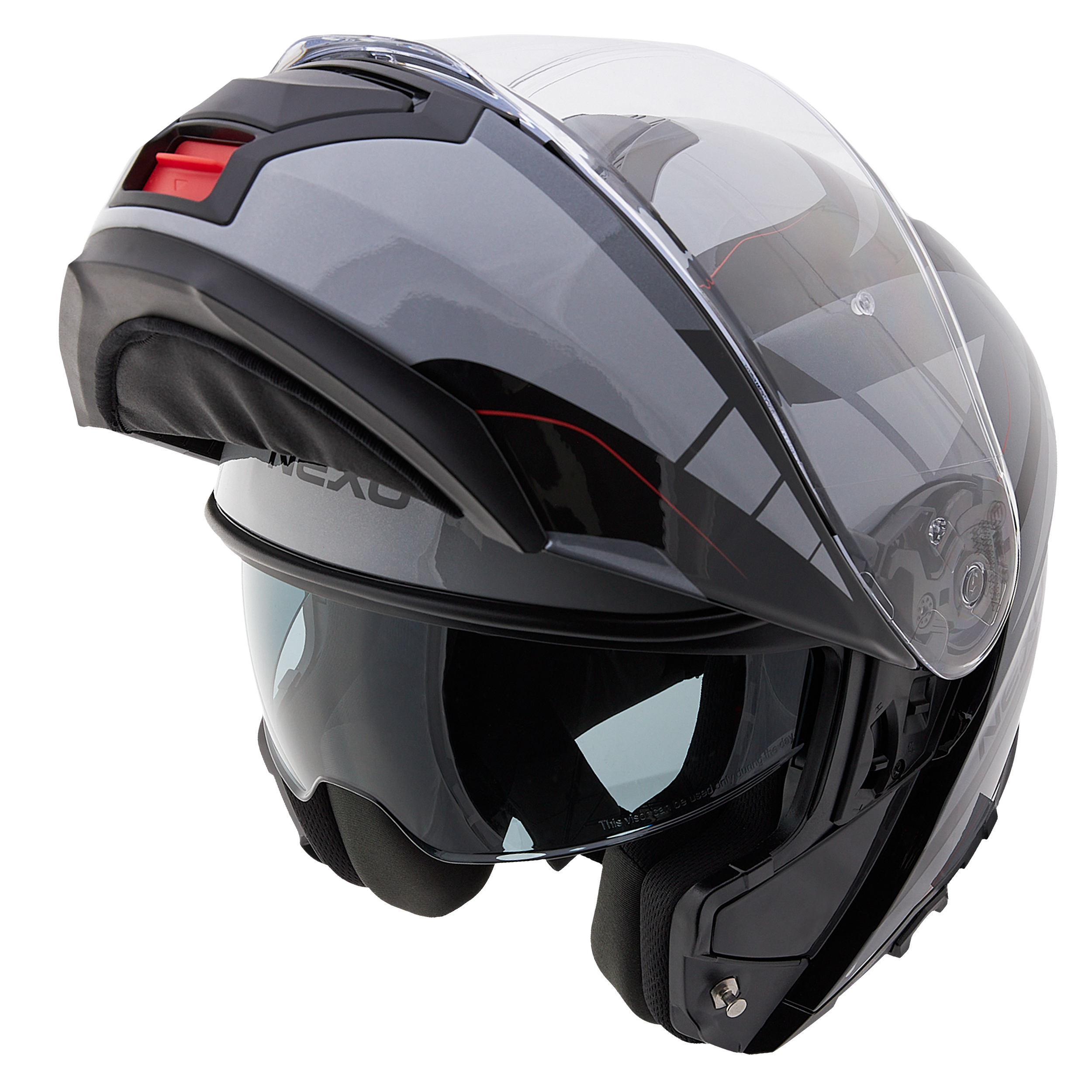 Nexo-Klapphelm Comfort II  Silber Dekor #26 L-4701291999063010