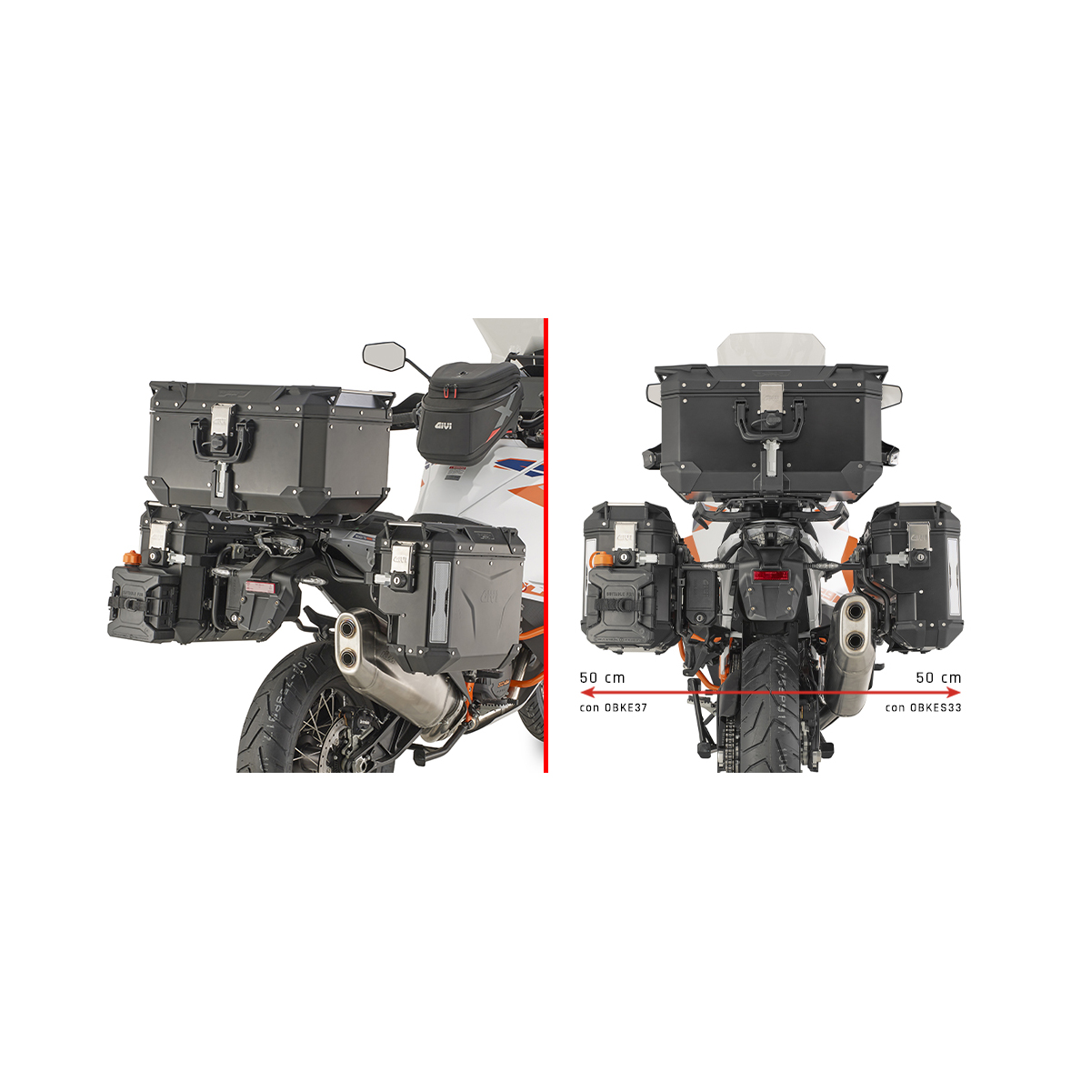 Givi Seitenträger Monokey® Cam-Side S PLOS7713CAM für 1290/1390 - Motorradzubehör - Motorradgepäck