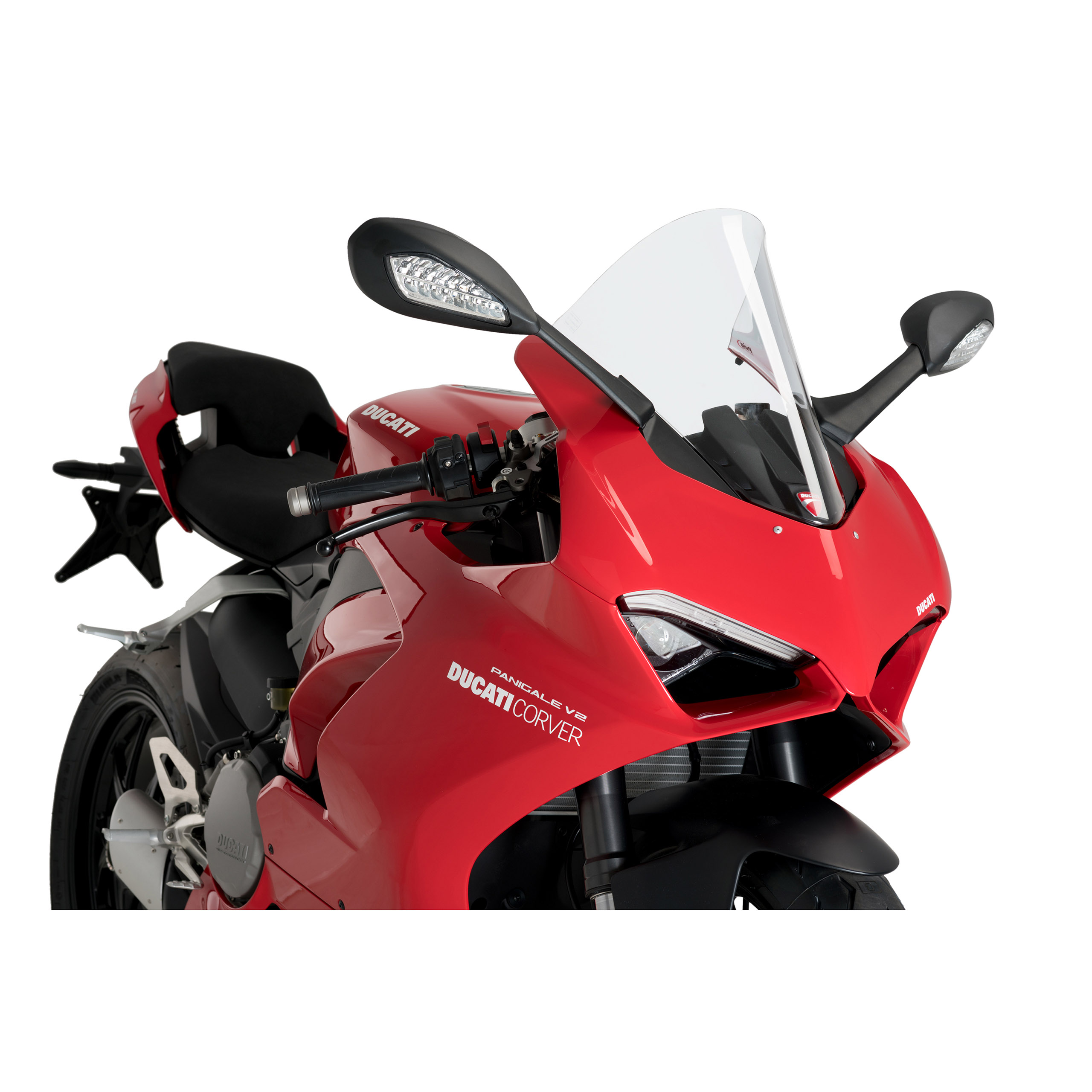 Puig Verkleidungsscheibe R-Racer klar für Ducati Panigale V2/V4 2 - Motorradteile & Ersatzteile - Verkleidungen & Abdeckungen