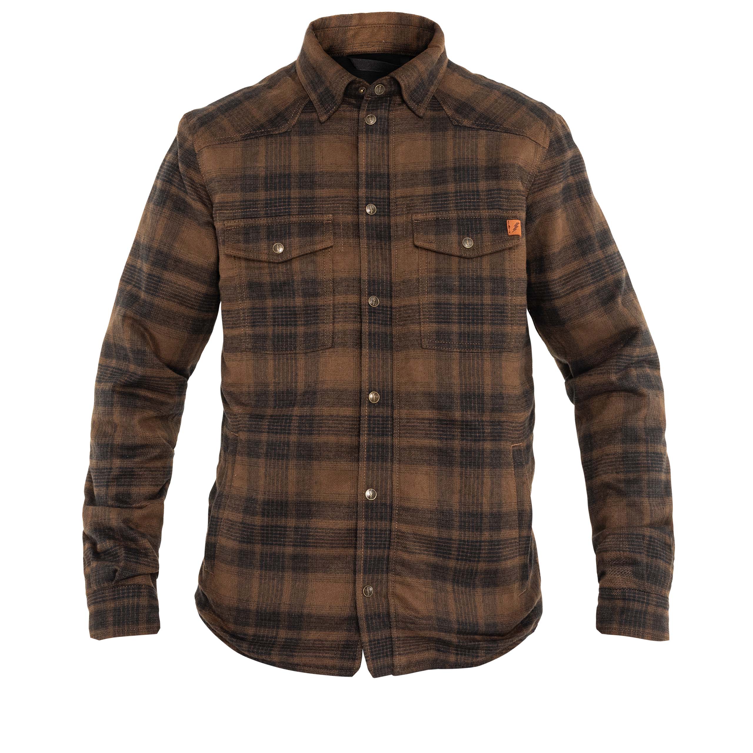 John Doe Woody motorcycle shirt braun