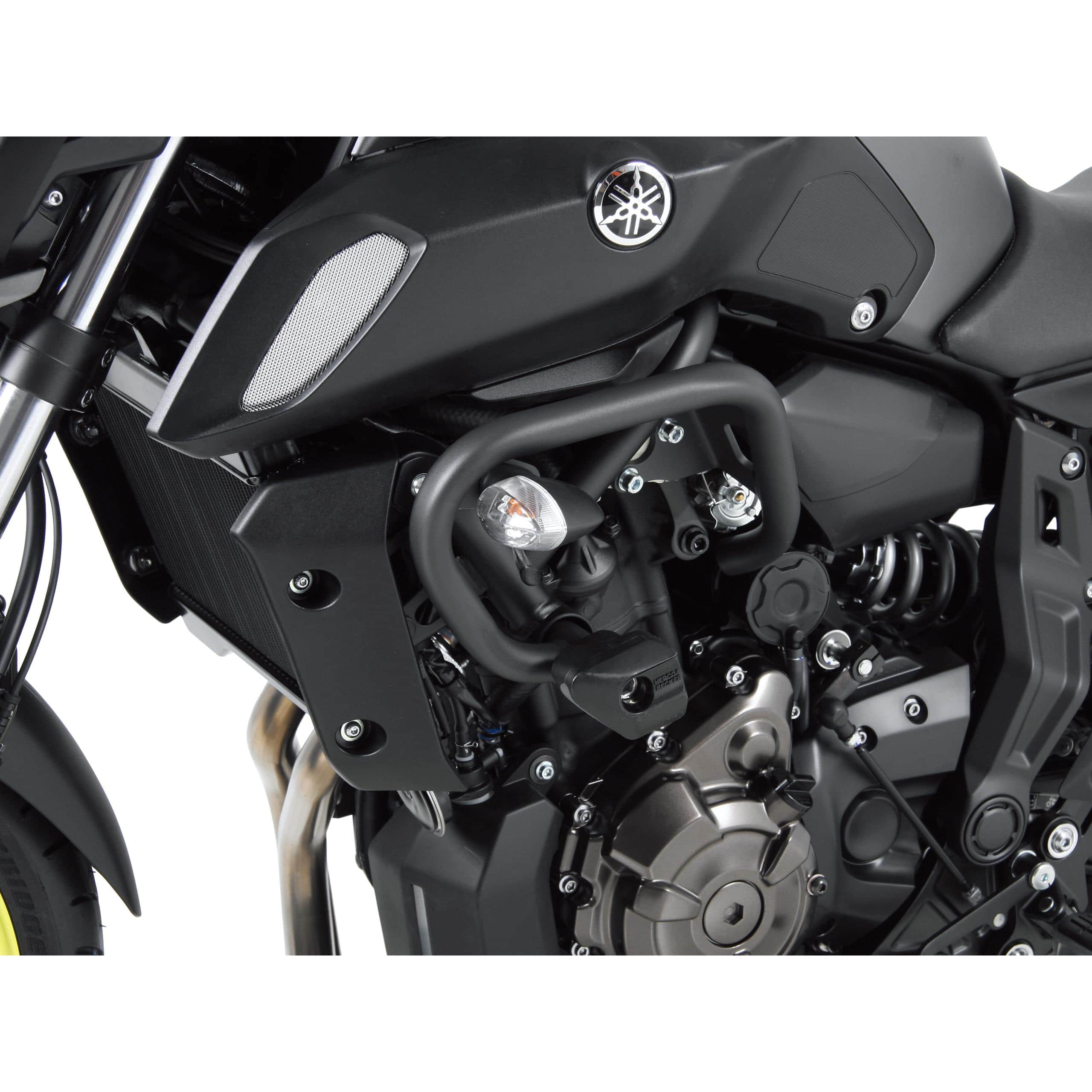 Hepco & Becker Sturzbügel anthrazit mit Pads für Yamaha MT-07 2018-2020 - Motorradteile & Ersatzteile - Anbauteile