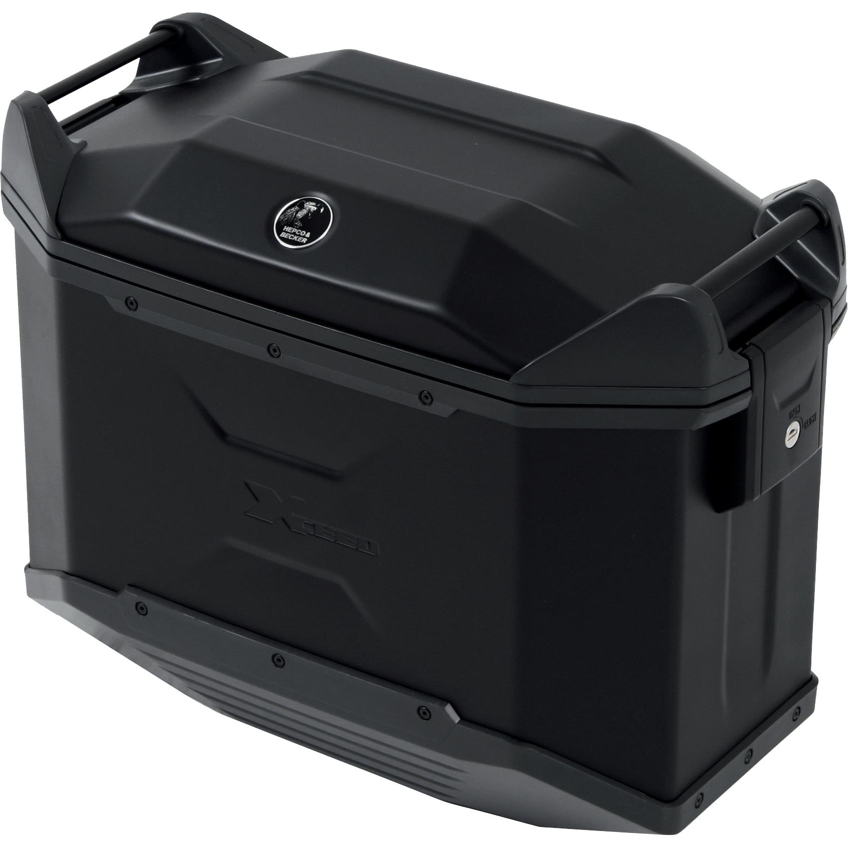 Hepco & Becker-Seitenkoffer Xceed Aluminium 38 Liter schwarz rechts-5728051201000331