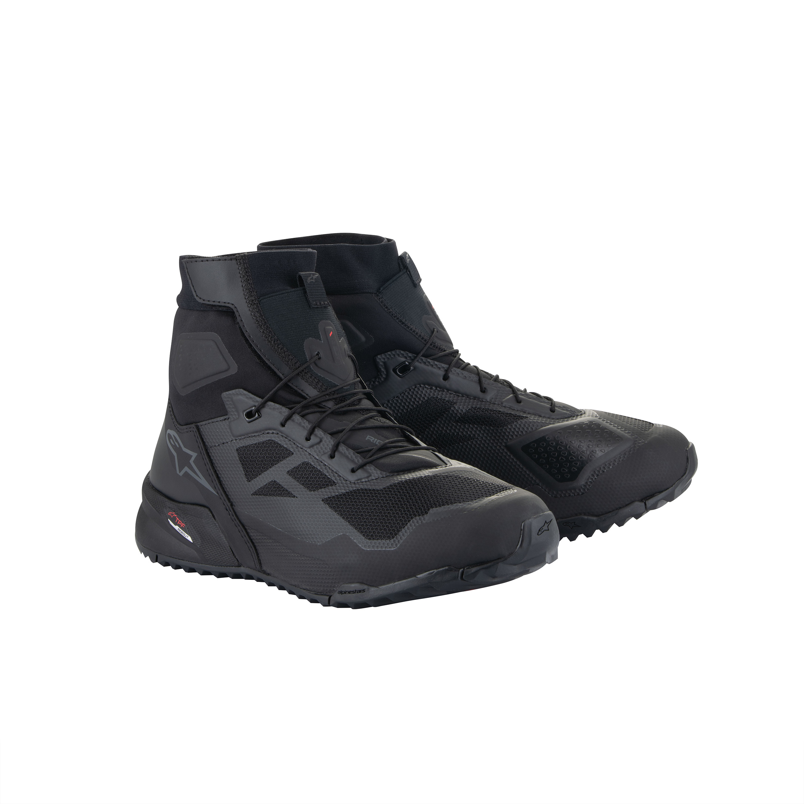 Alpinestars CR-1 Motorradschuh schwarz/dunkelgrau 45 - Motorradbekleidung - Motorradbekleidung Herren