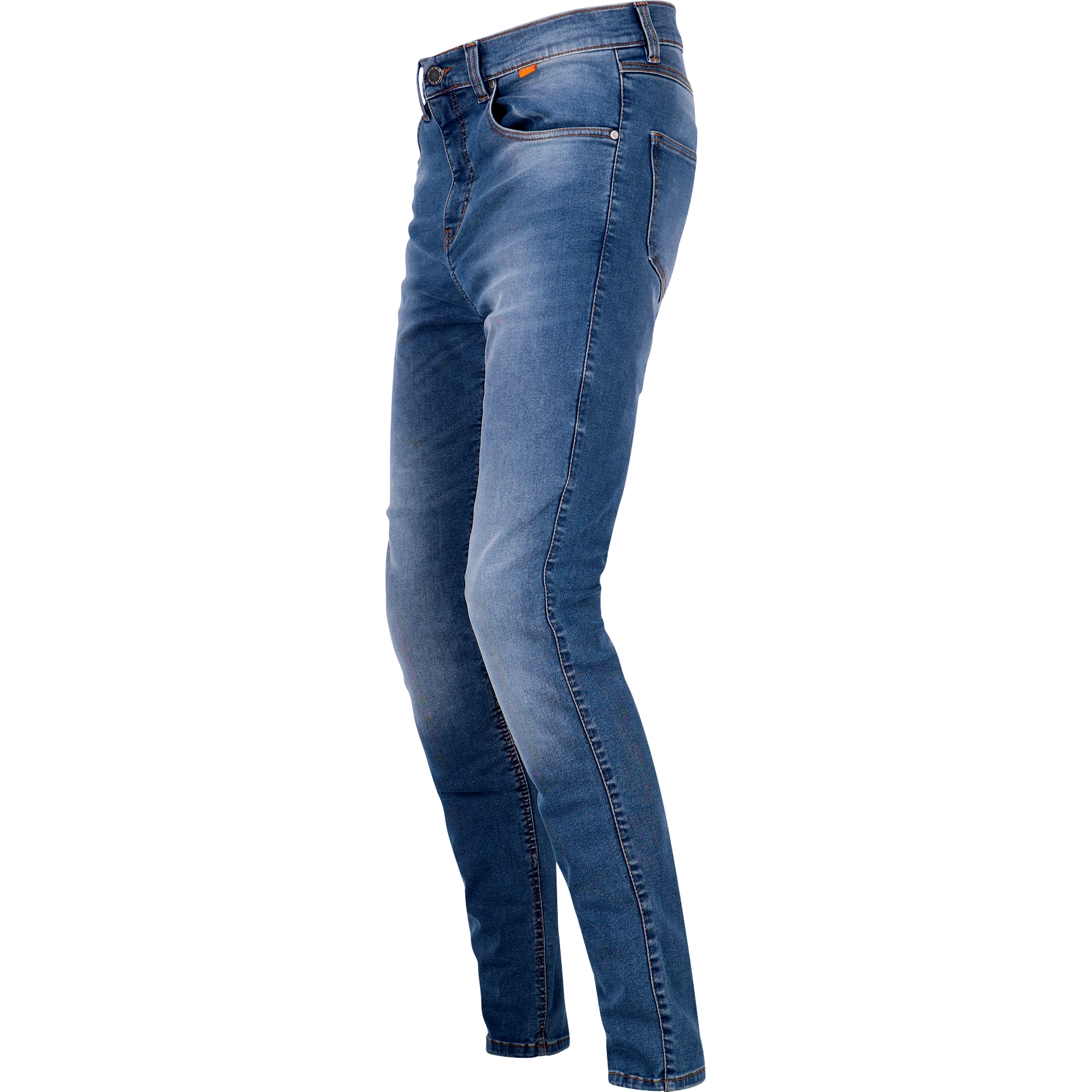 Richa-Second Skin Jeans kurz washed blau 42-2111121999005301