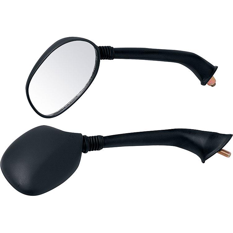 Orion Lenkerspiegel M10x1,5R oval für Piaggio/BMW schwarz links - Motorradteile & Ersatzteile - Motorradspiegel