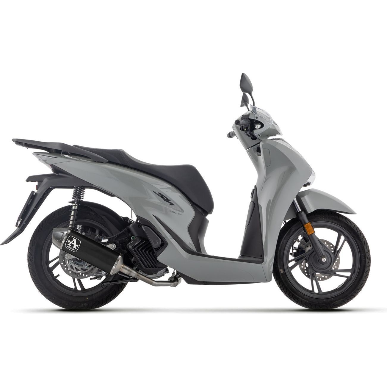 Arrow Exhaust Auspuff Urban 53552AN 1-1 schwarz für Honda SH 150 2024- - Motorradteile & Ersatzteile - Auspuff