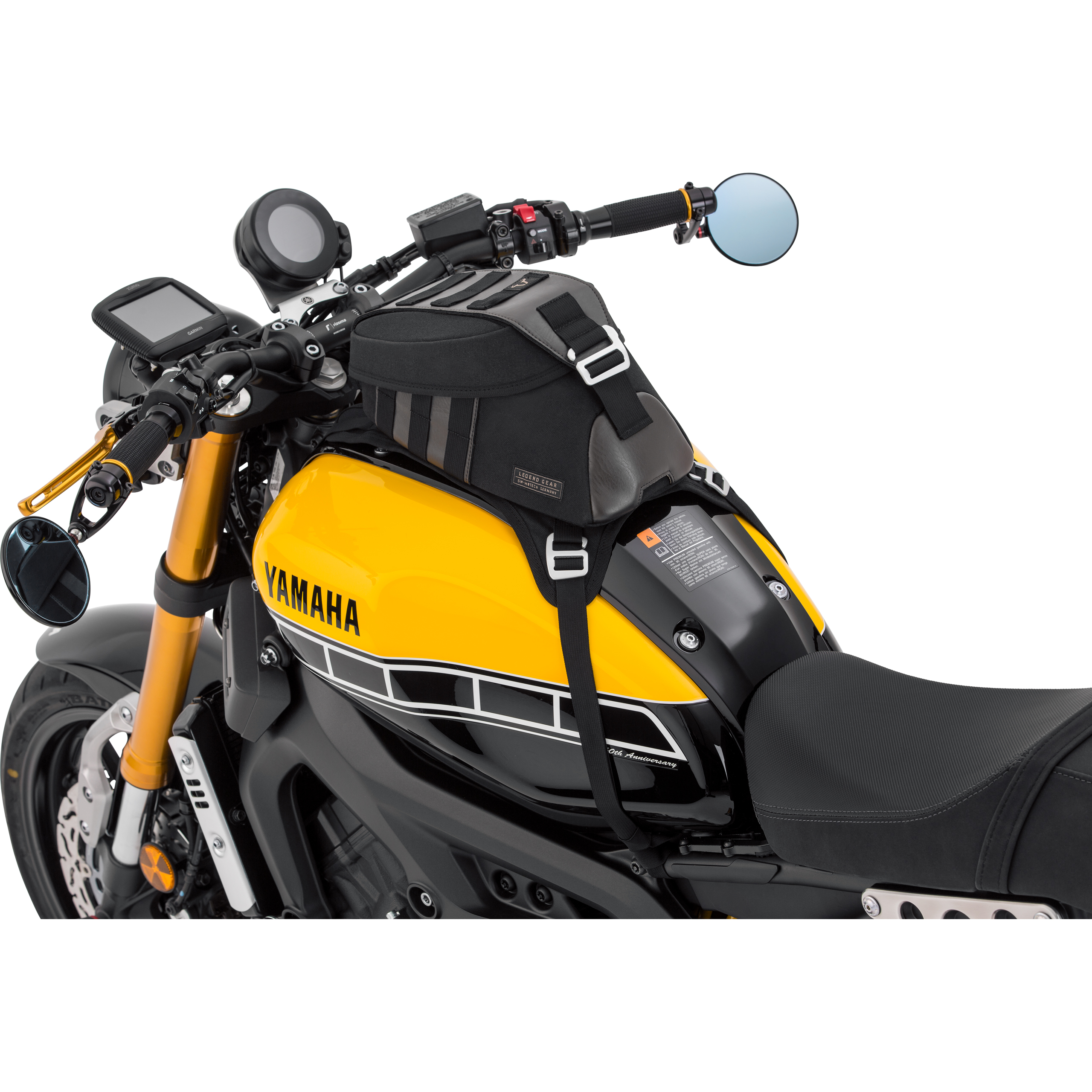 SW-MOTECH Tankrucksack Riemen Legend Gear LT2 5,5 Liter schwarz/braun - Motorradzubehör - Motorradgepäck